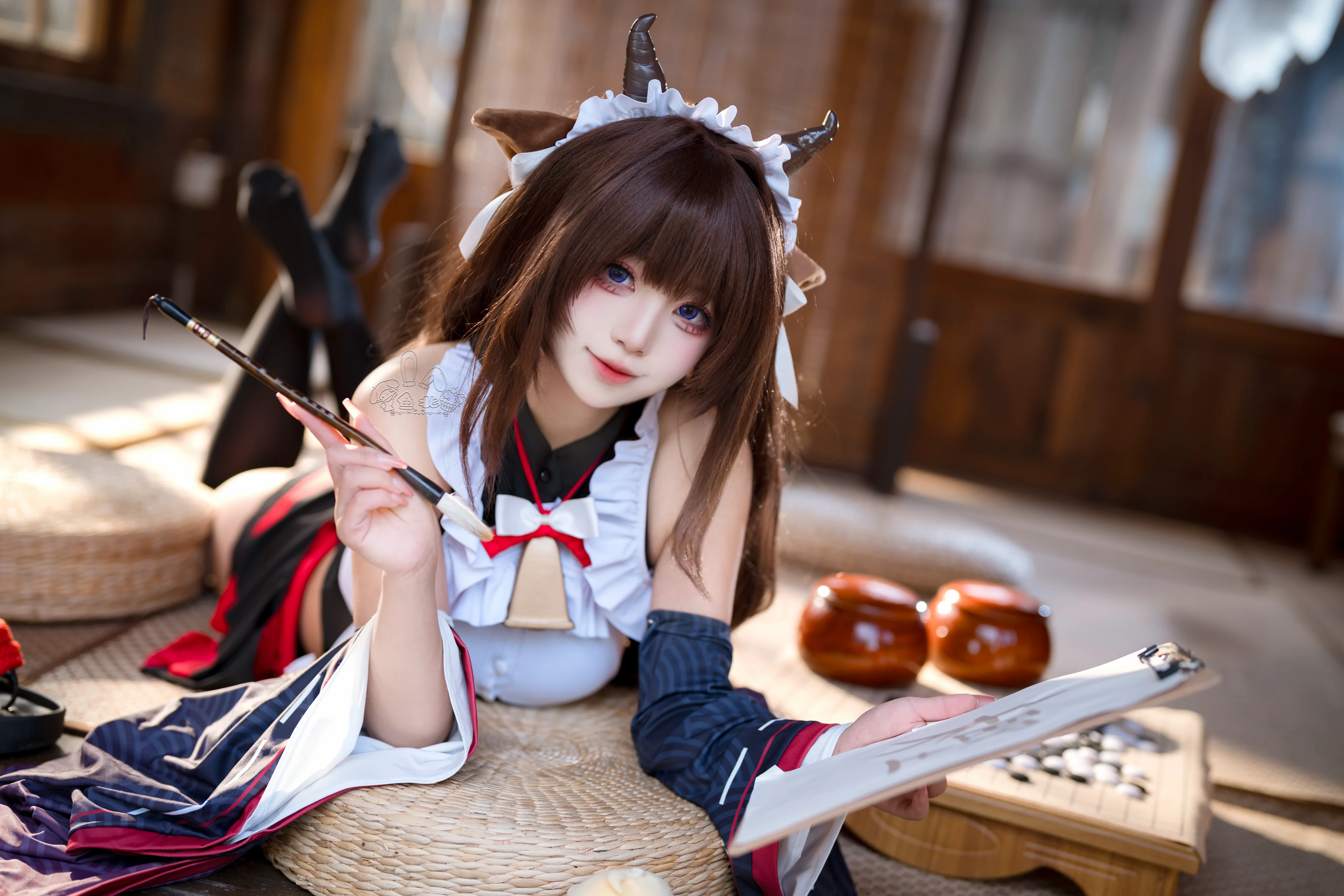 【樫野cos】碧蓝航线牛牛女仆，和风小院出片记录