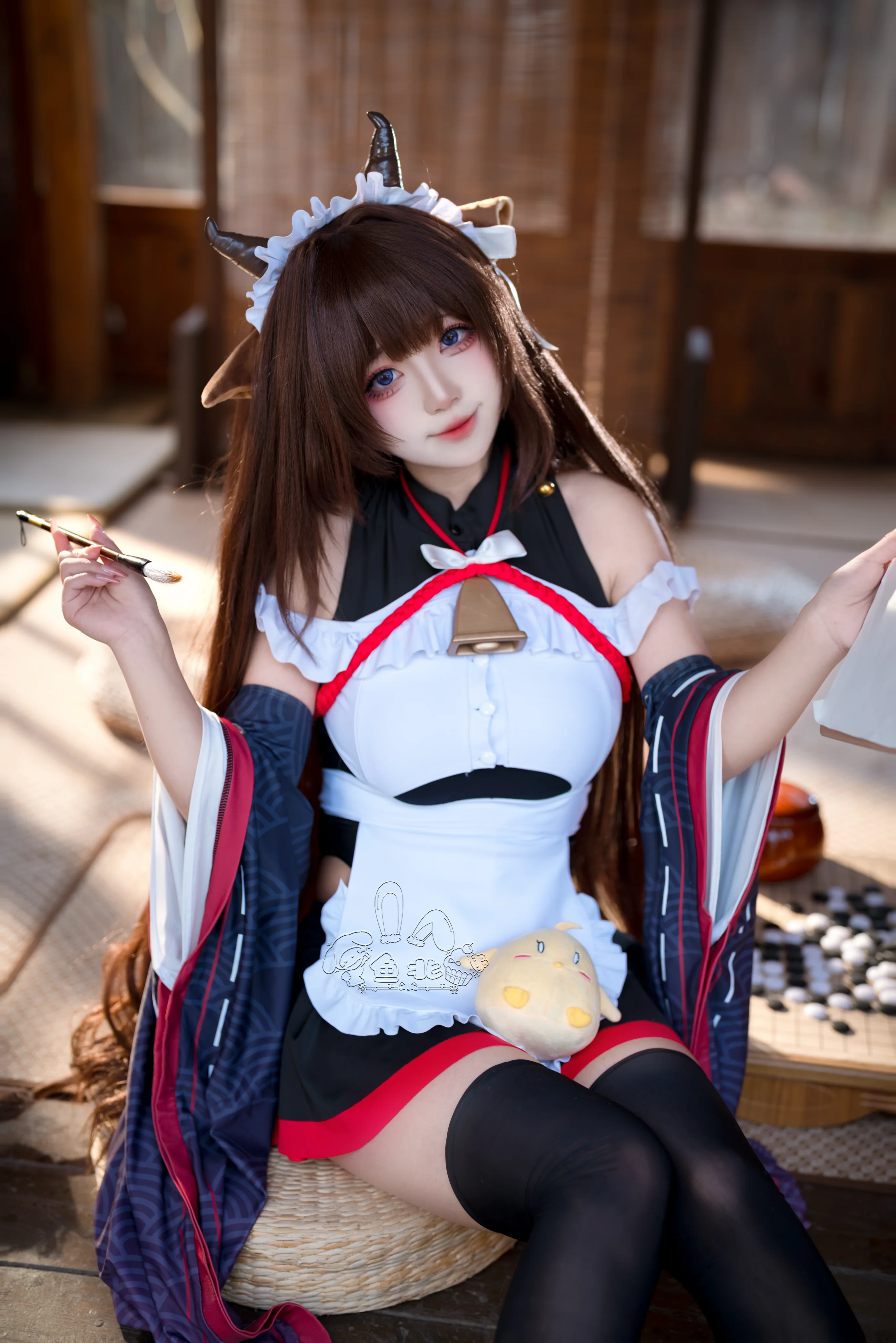 【樫野cos】碧蓝航线牛牛女仆，和风小院出片记录 - 第 3 张