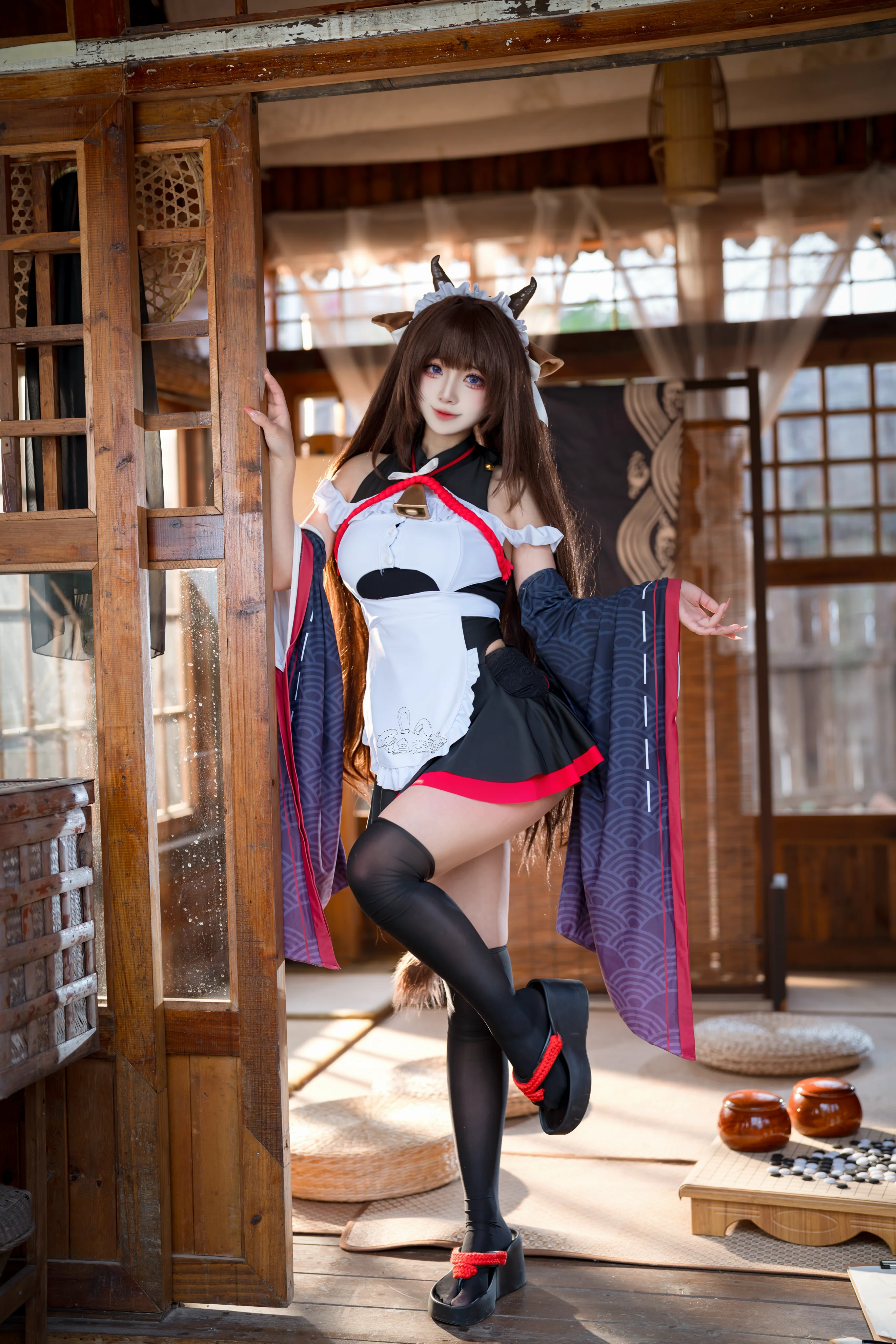 【樫野cos】碧蓝航线牛牛女仆，和风小院出片记录 - 第 4 张