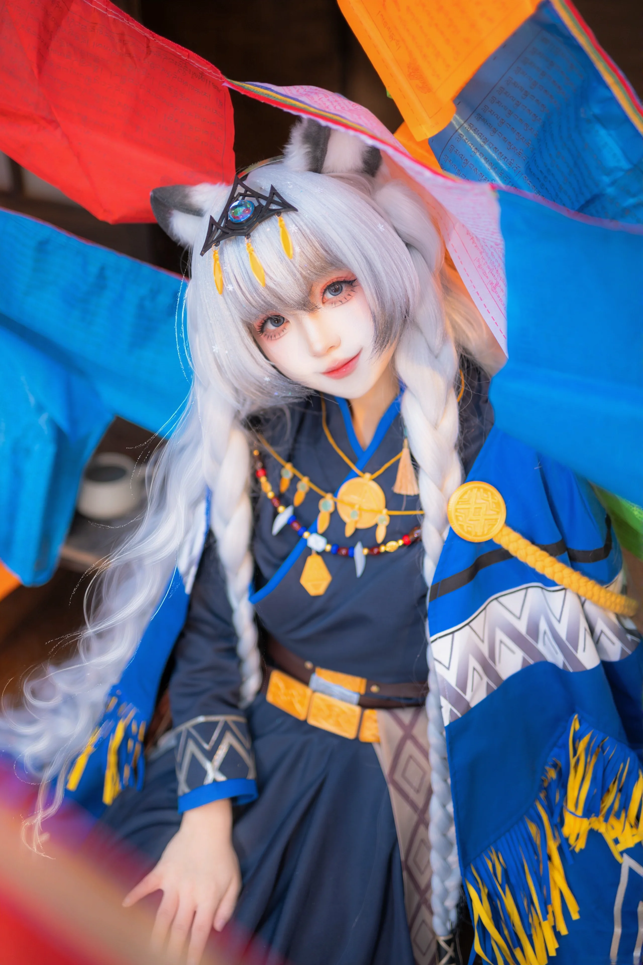 【初雪cos】在漫天风雪中，与圣聆共赴这场约会 - 第2张