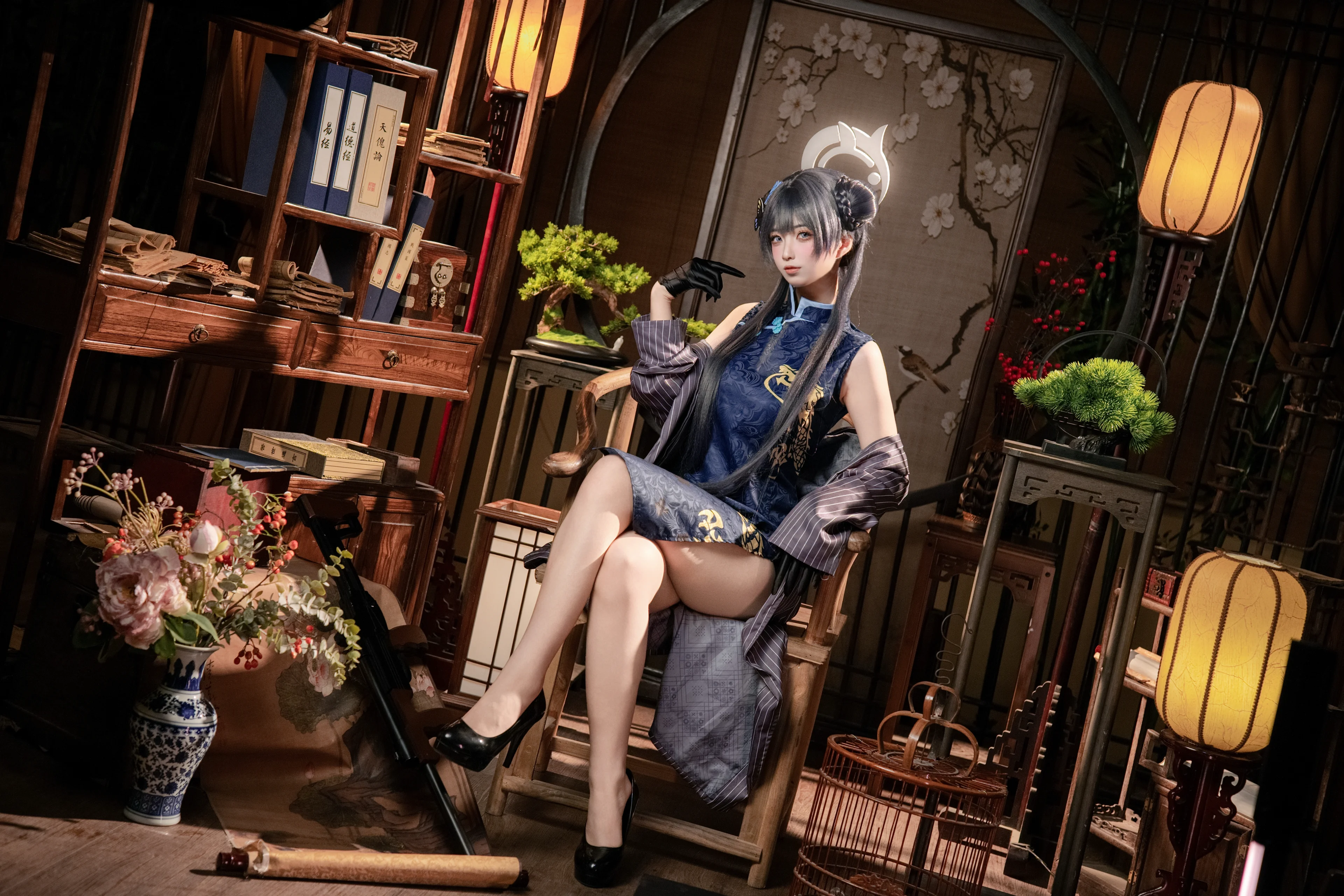 [Misaki cosplay] Blue Archive Gate Master's Short Rest in the Study - Image 3