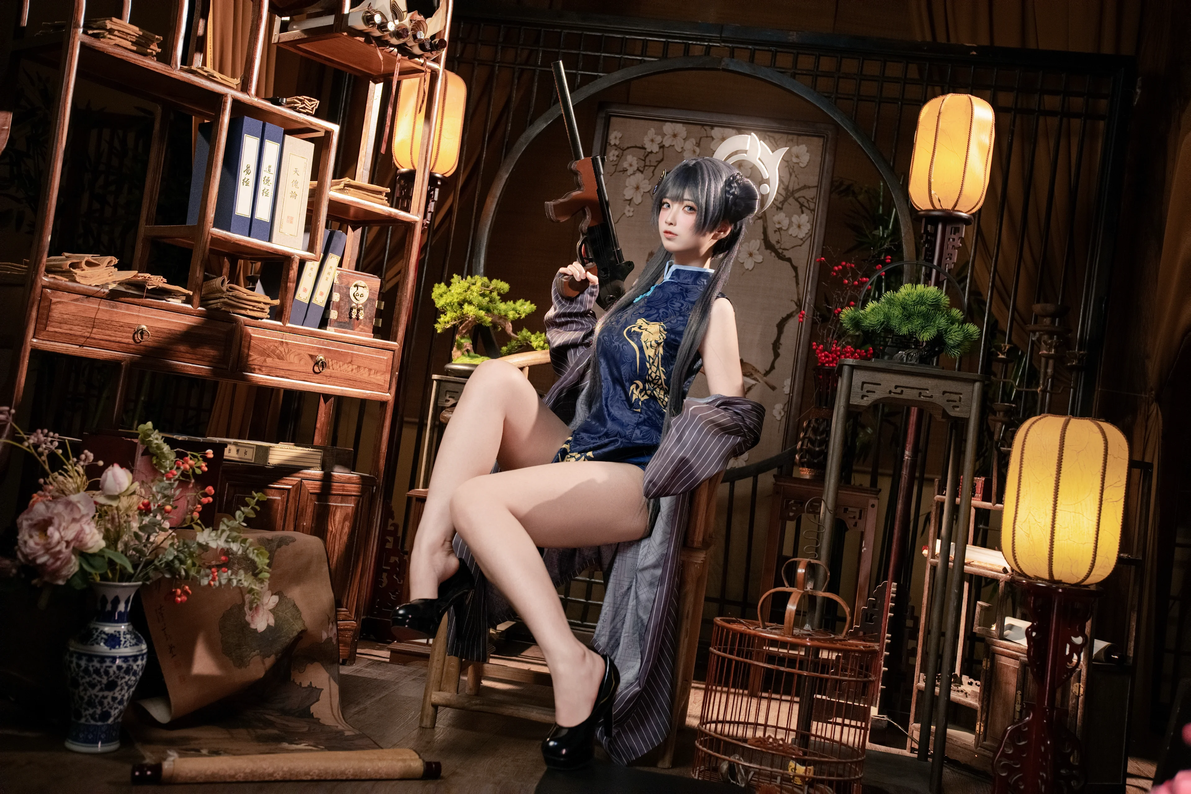 [Misaki cosplay] Blue Archive Gate Master's Short Rest in the Study - Image 5