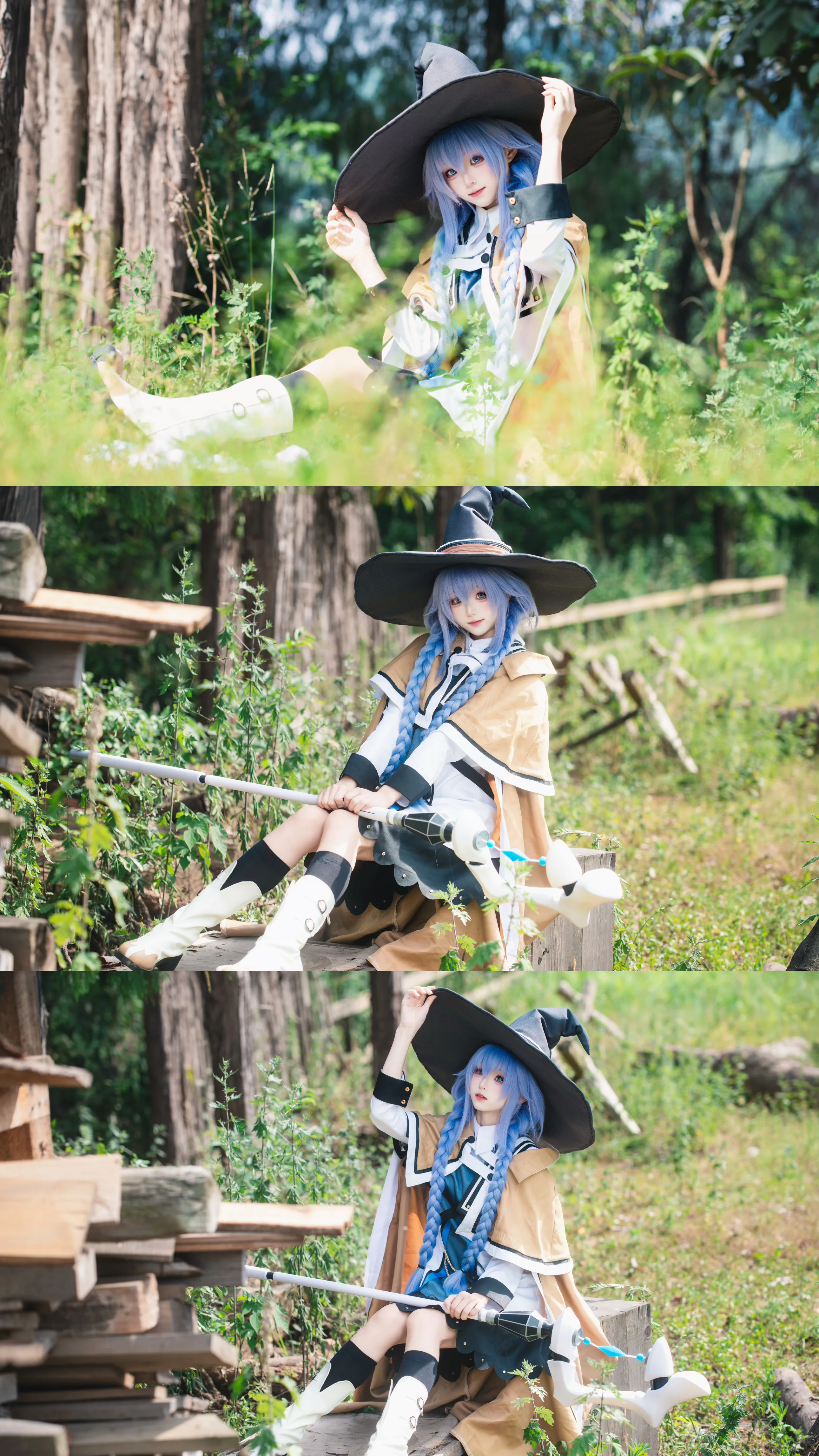 【洛琪希cos】在鐵軌與綠野間邂逅的藍色魔法師 - 第 2 張