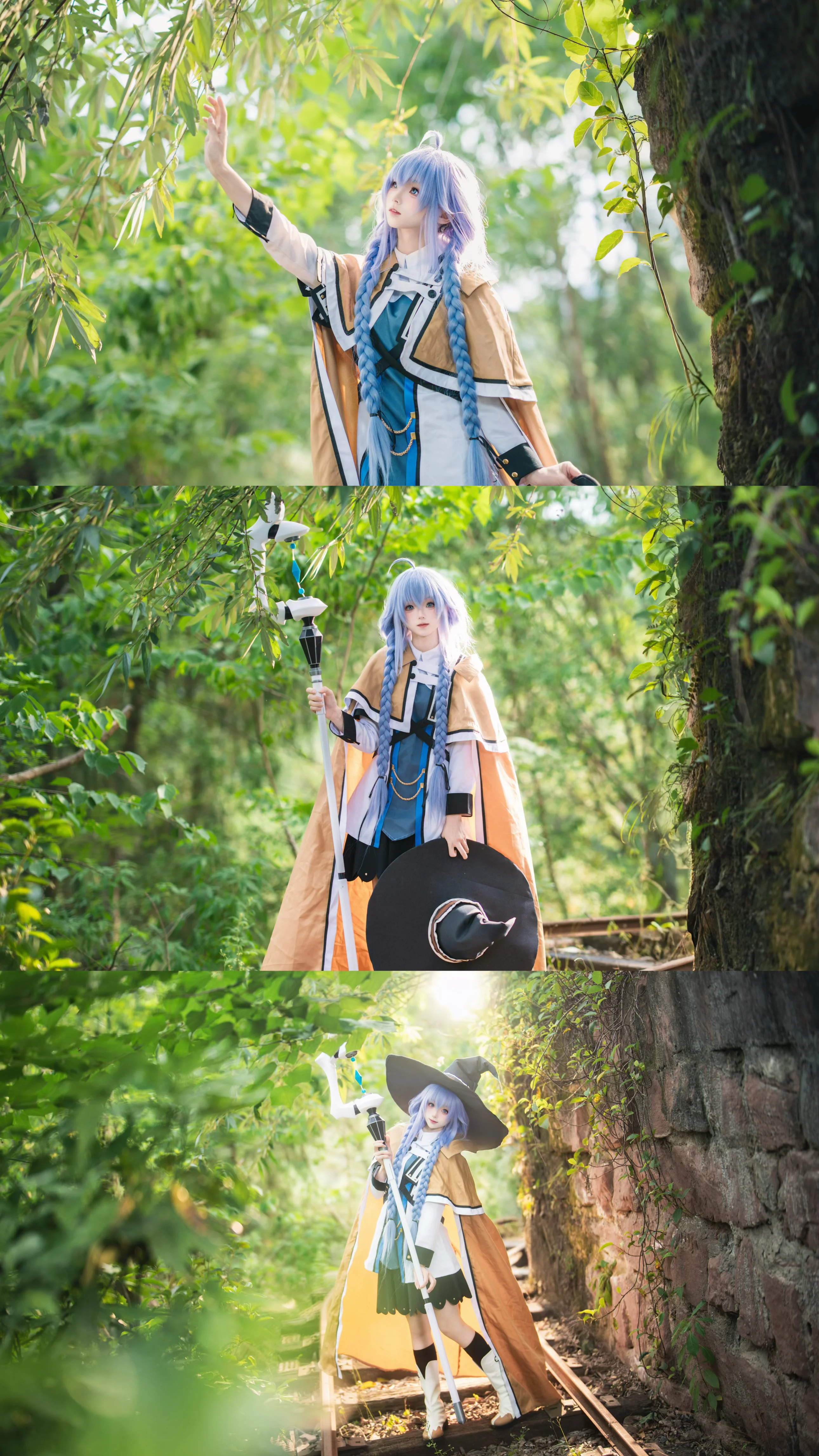 【洛琪希cos】在鐵軌與綠野間邂逅的藍色魔法師 - 第 5 張