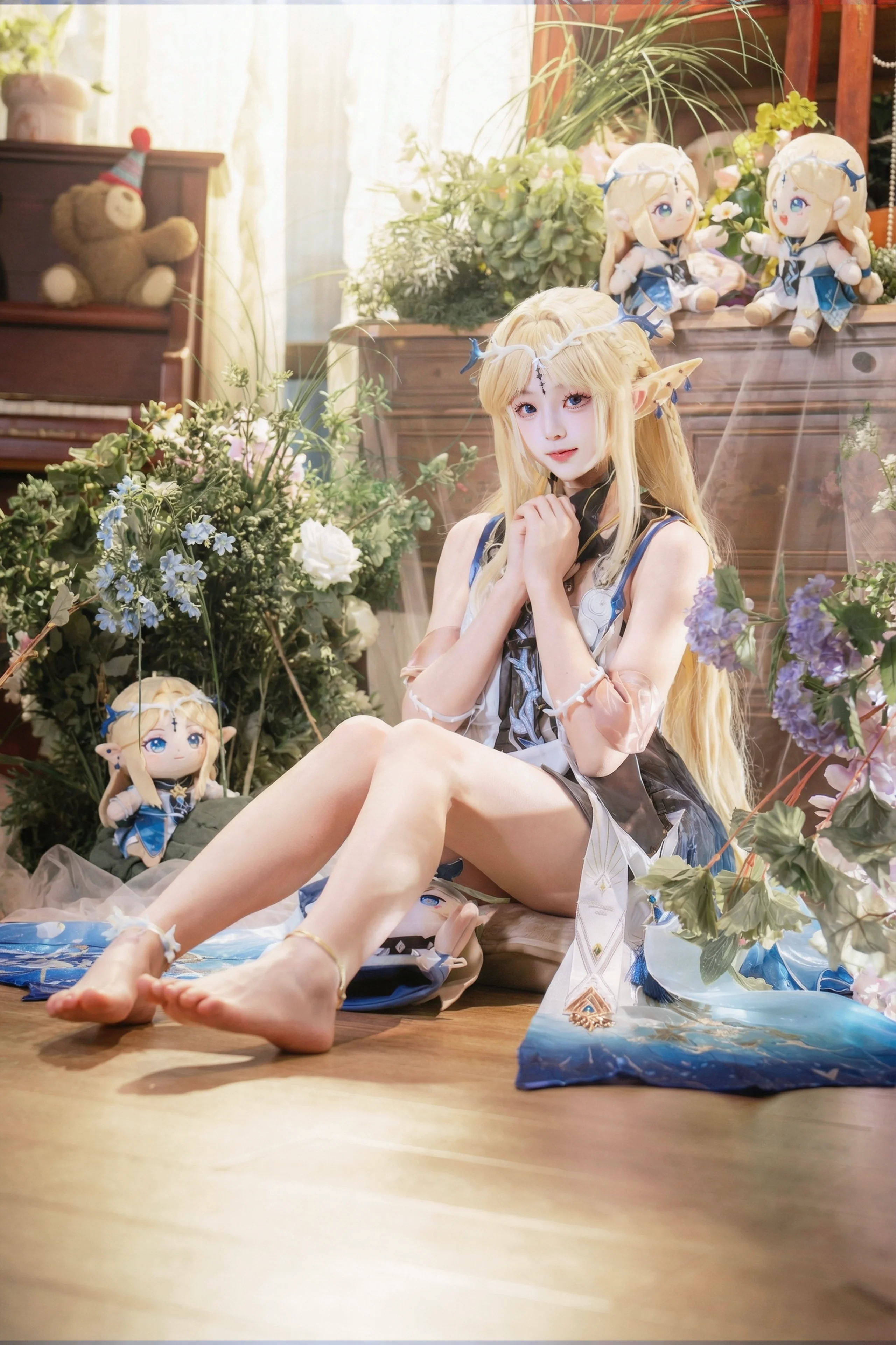 【カルテジア コスプレ】鳴潮に咲く優しく癒やし系の少女