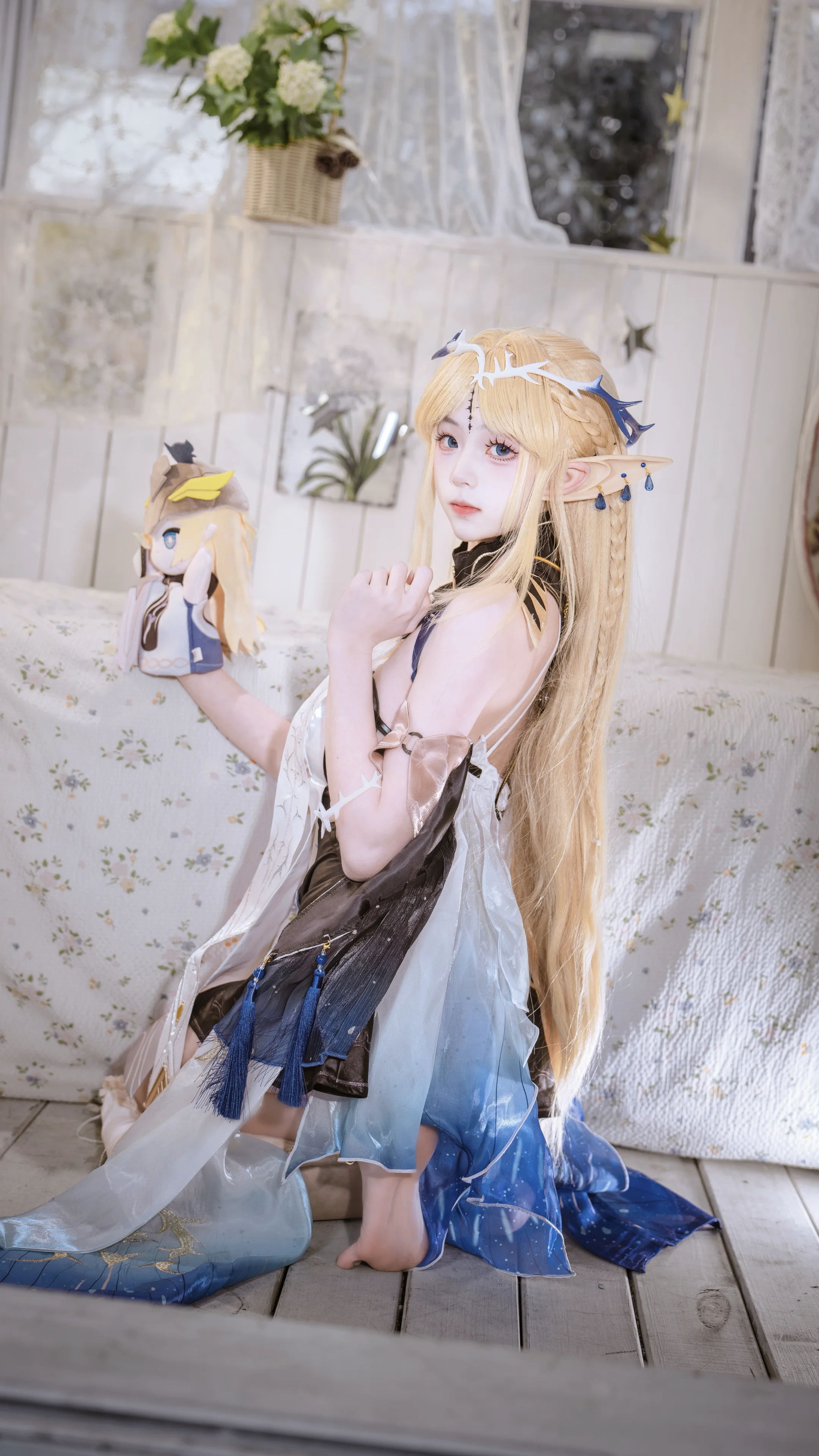 【カルテジア コスプレ】鳴潮に咲く優しく癒やし系の少女 - 5 枚目
