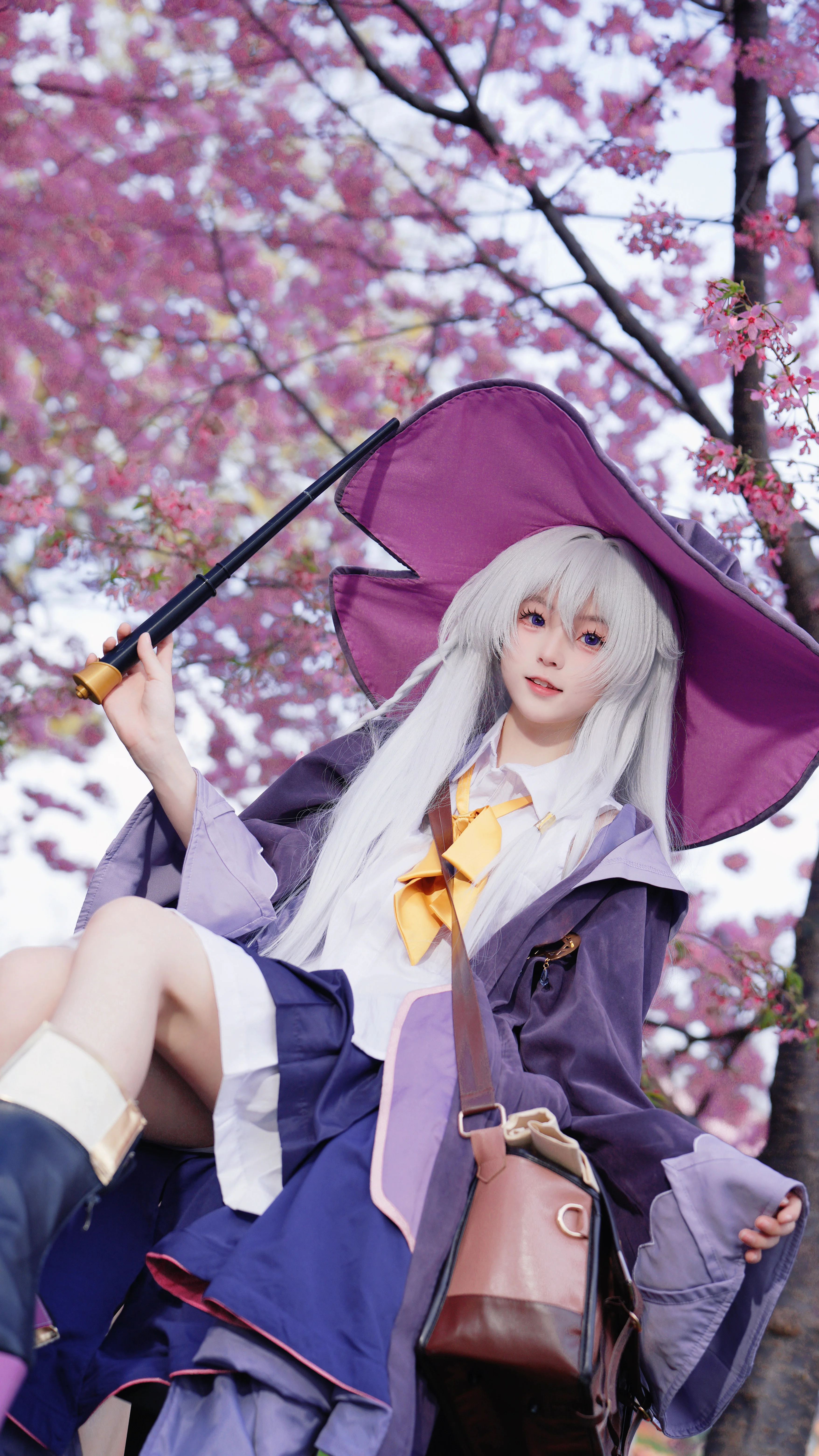 【伊蕾娜cos】魔女之旅，樱花树下的灰之魔女 - 第 4 张