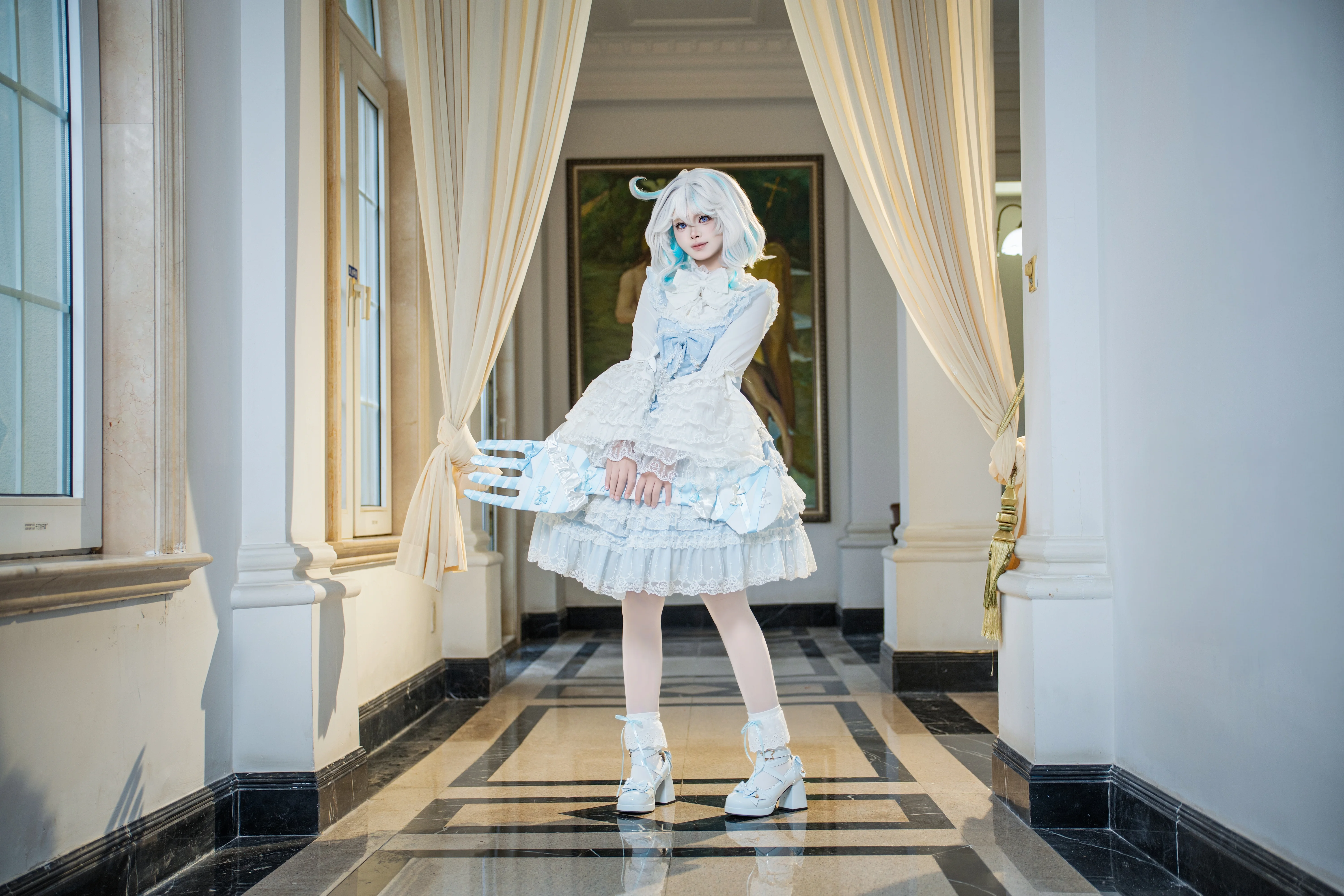 【芙宁娜cos】枫丹的传奇，在镜头中绽放光芒 - 第2张