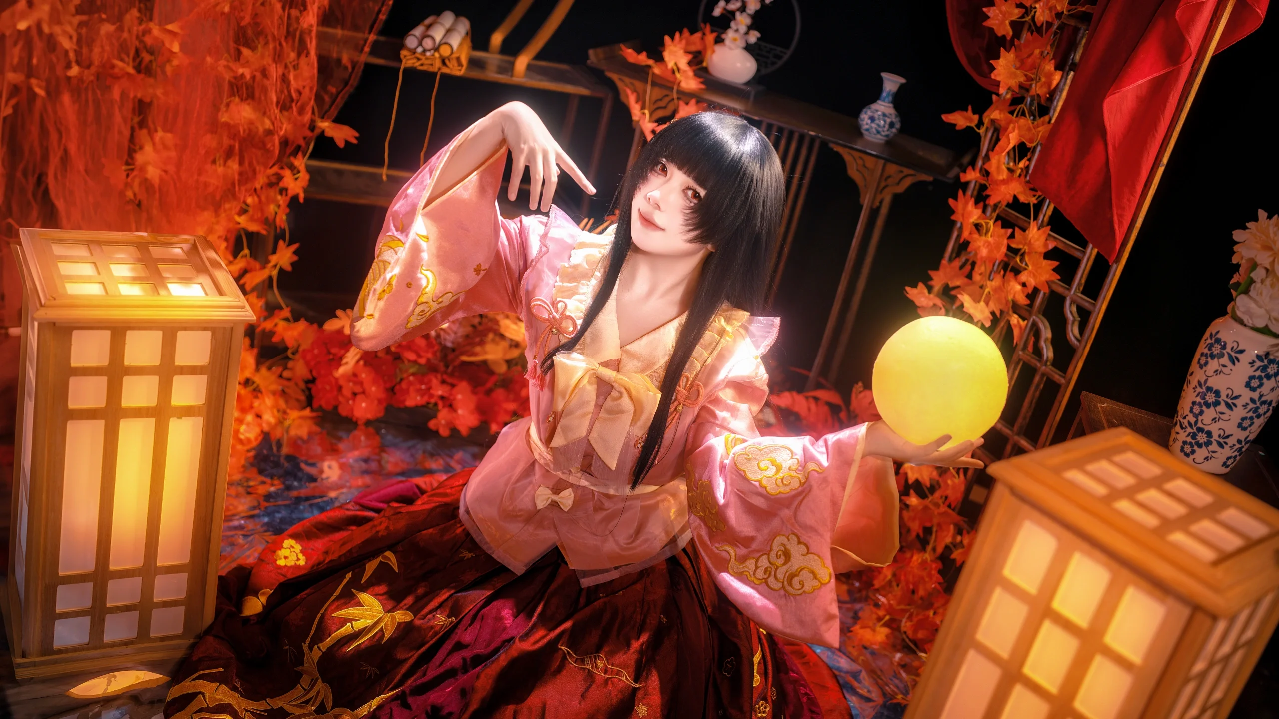 【蓬莱山辉夜cos】永远与须臾的罪人，月之公主的秋日演绎