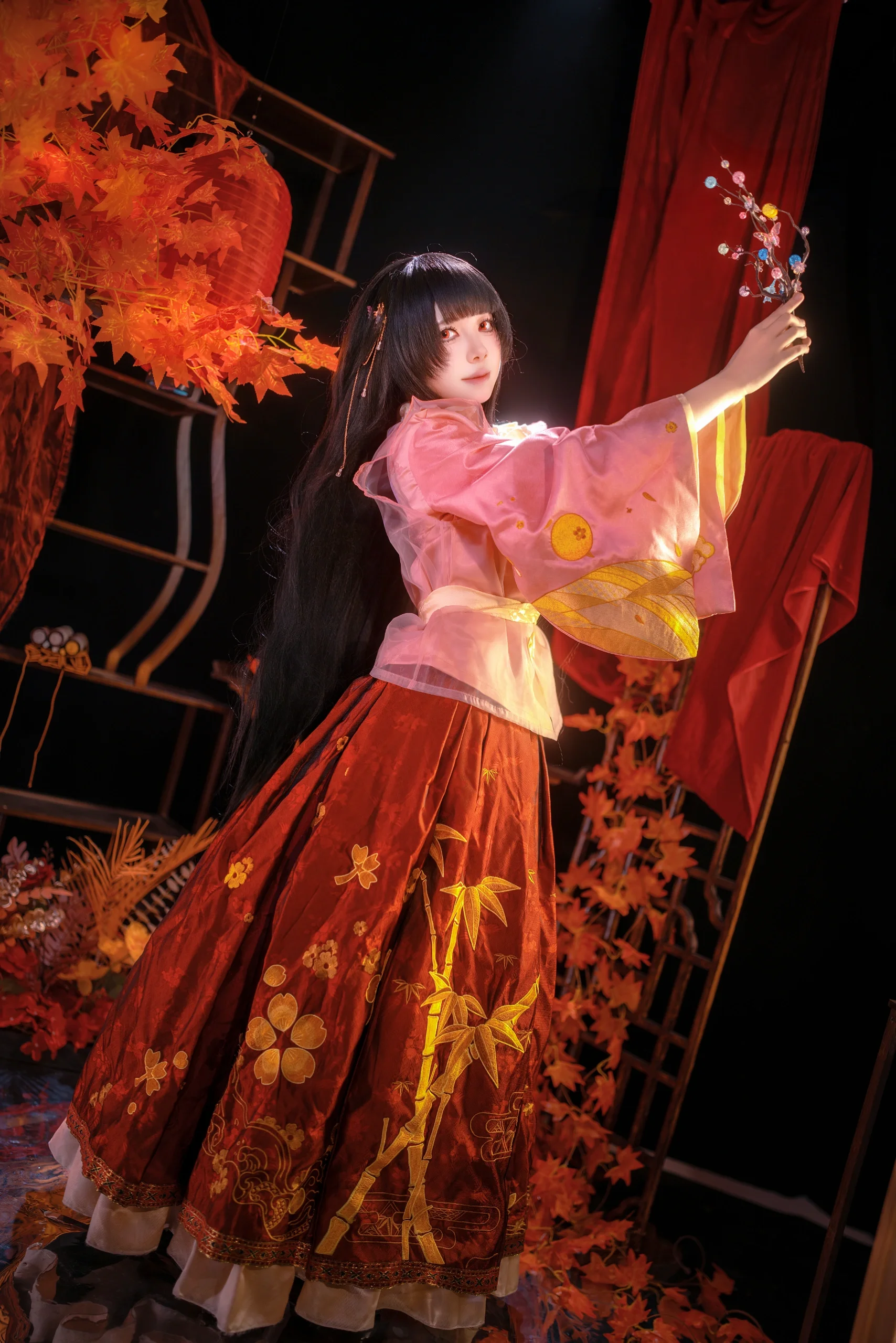【蓬莱山辉夜cos】永远与须臾的罪人，月之公主的秋日演绎 - 第 6 张