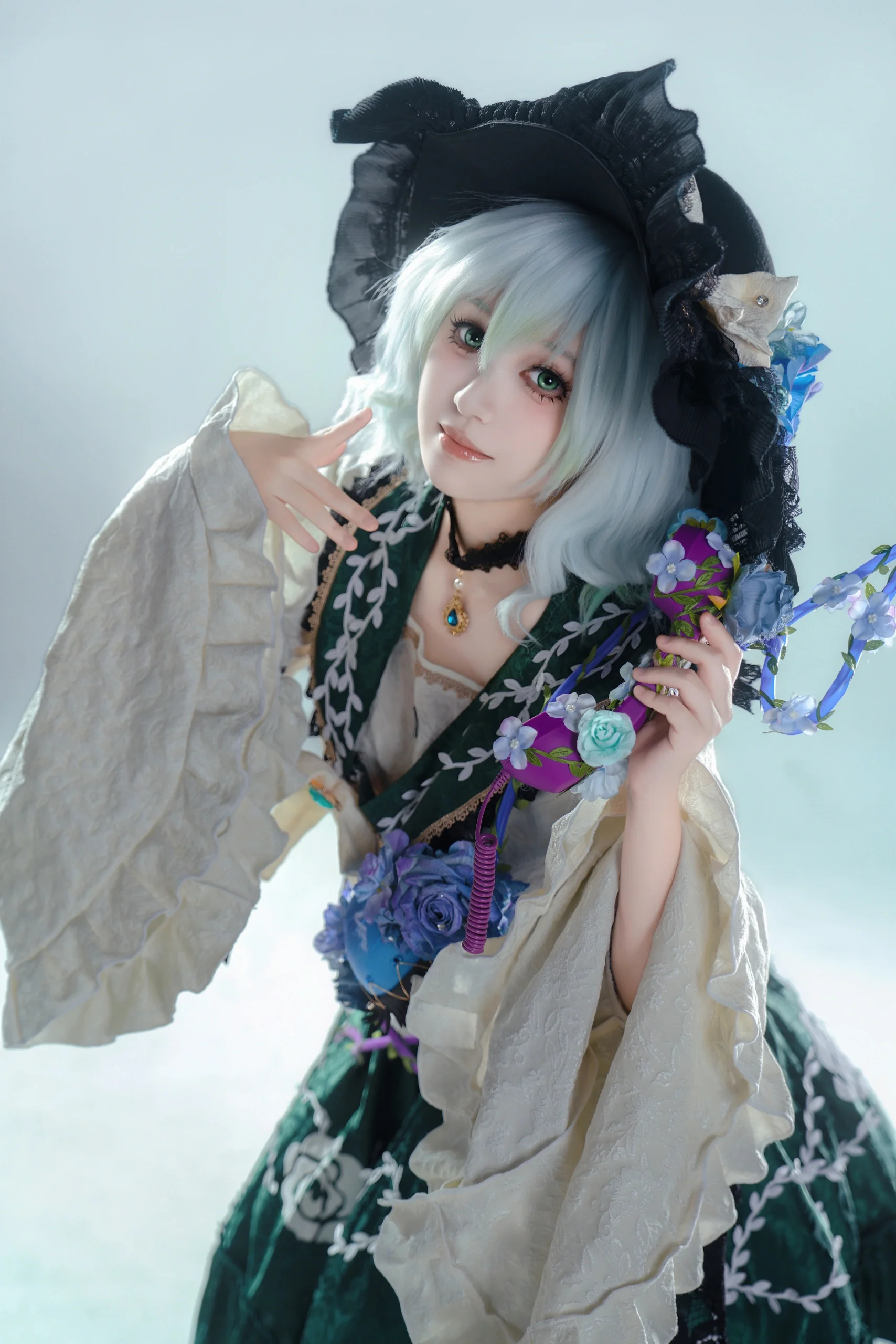 【古明地恋cos】东方project的白棚哥特幻影 - 第 2 张