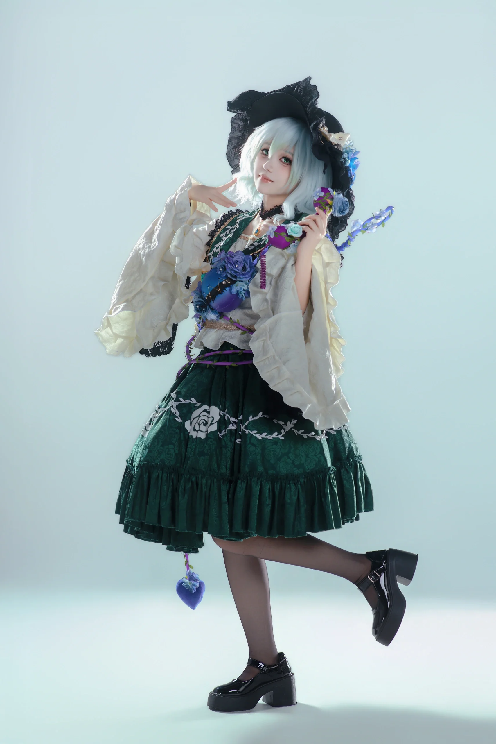 【古明地恋cos】东方project的白棚哥特幻影 - 第 3 张