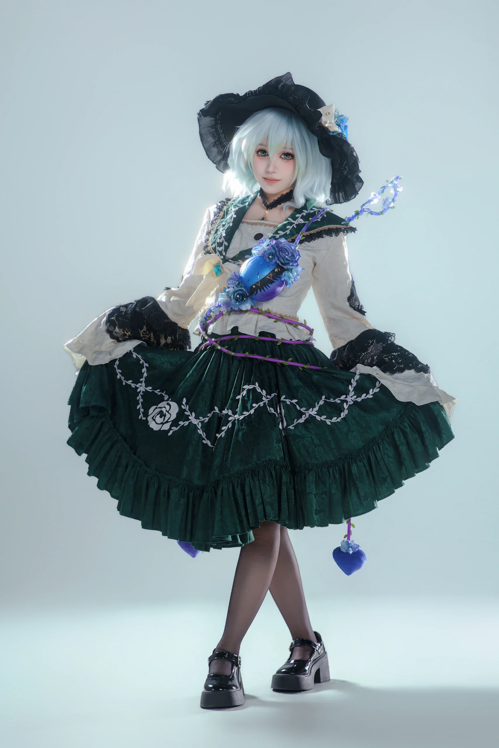 【古明地恋cos】东方project的白棚哥特幻影 - 第 4 张