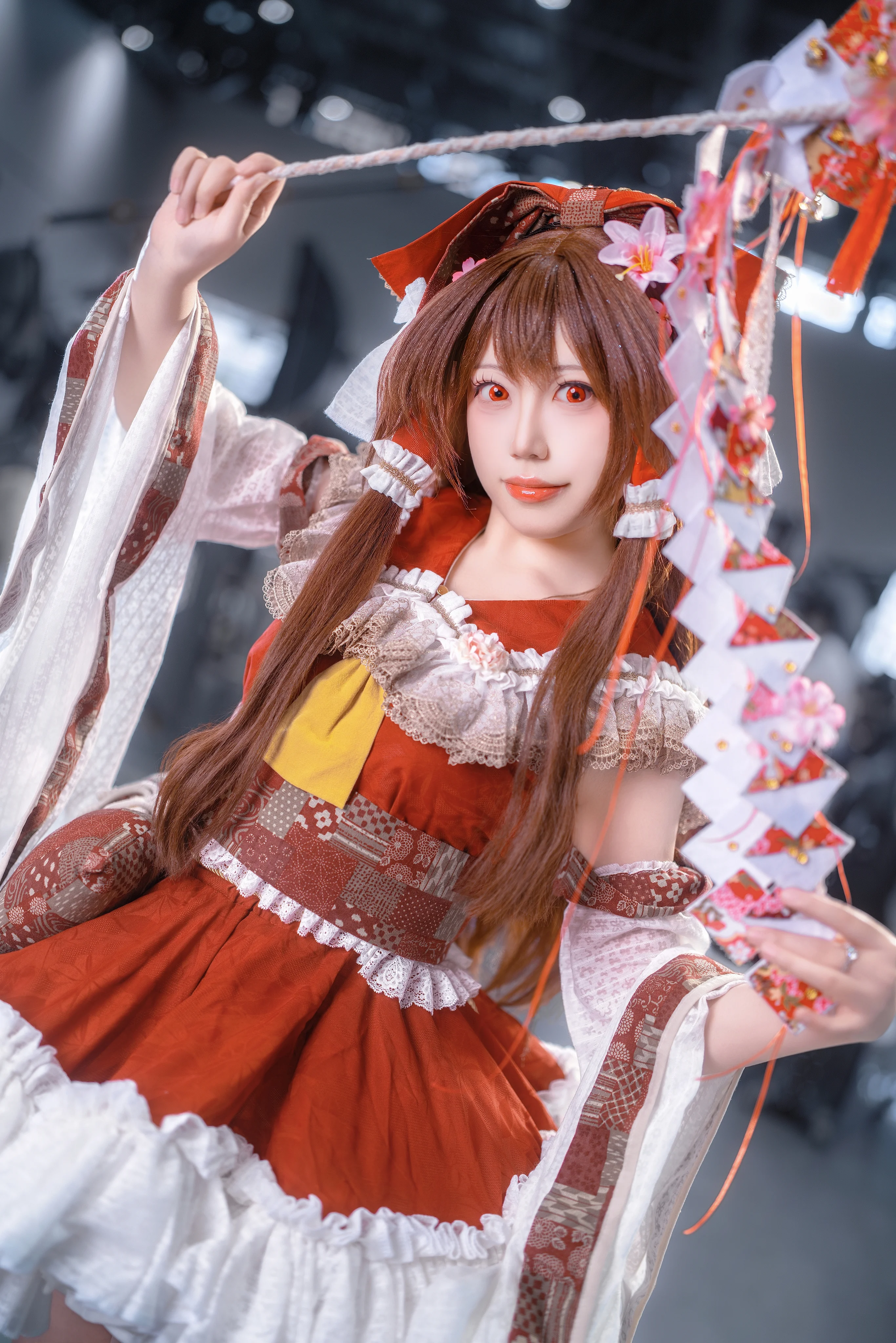 【博丽灵梦cos】红白巫女参上，御币一甩财运来
