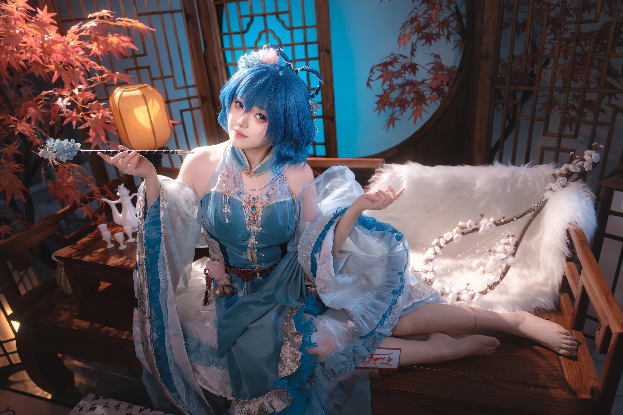 【霍青娥cos】一袭青衫，半分邪仙 - 第 3 张