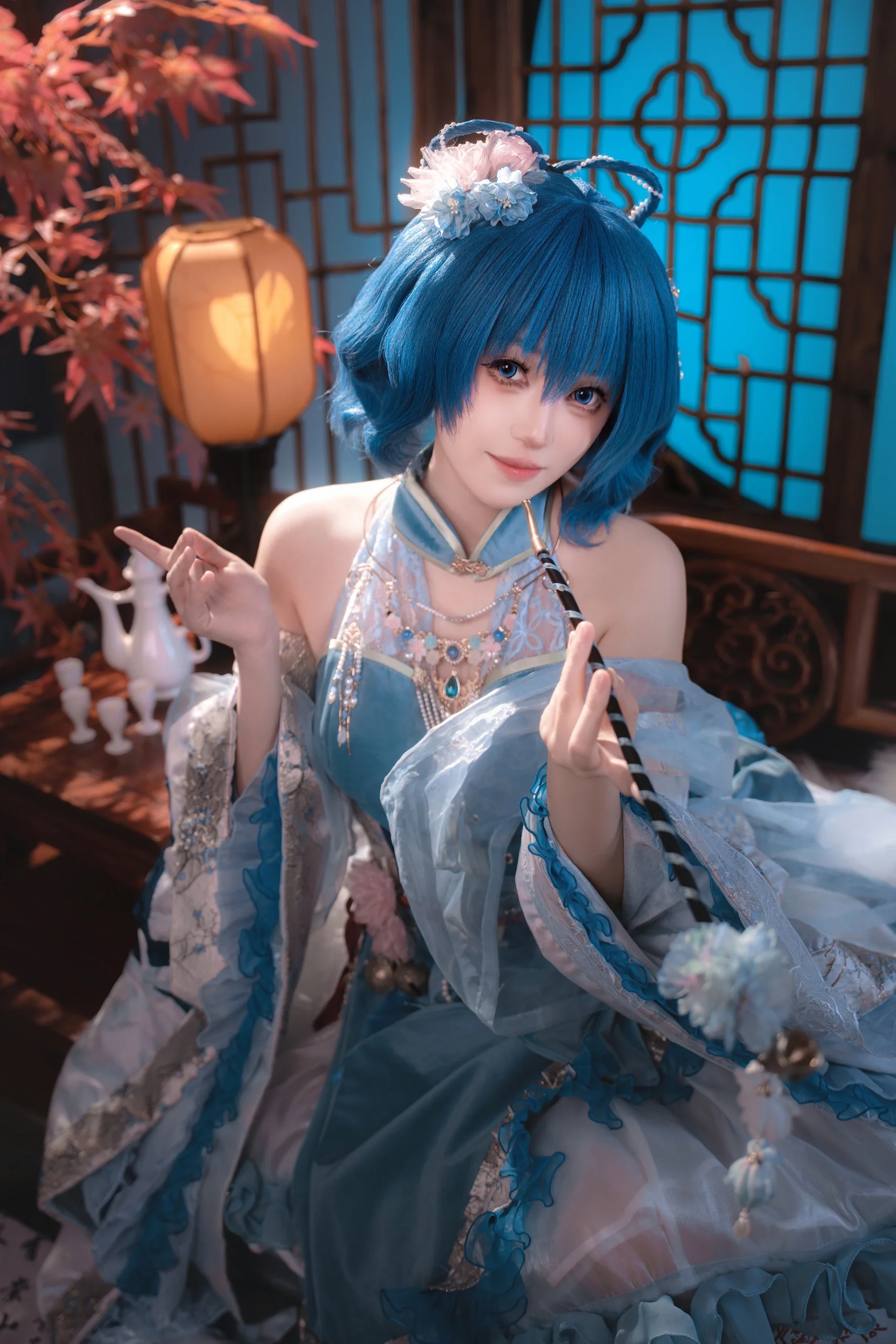【霍青娥cos】一袭青衫，半分邪仙