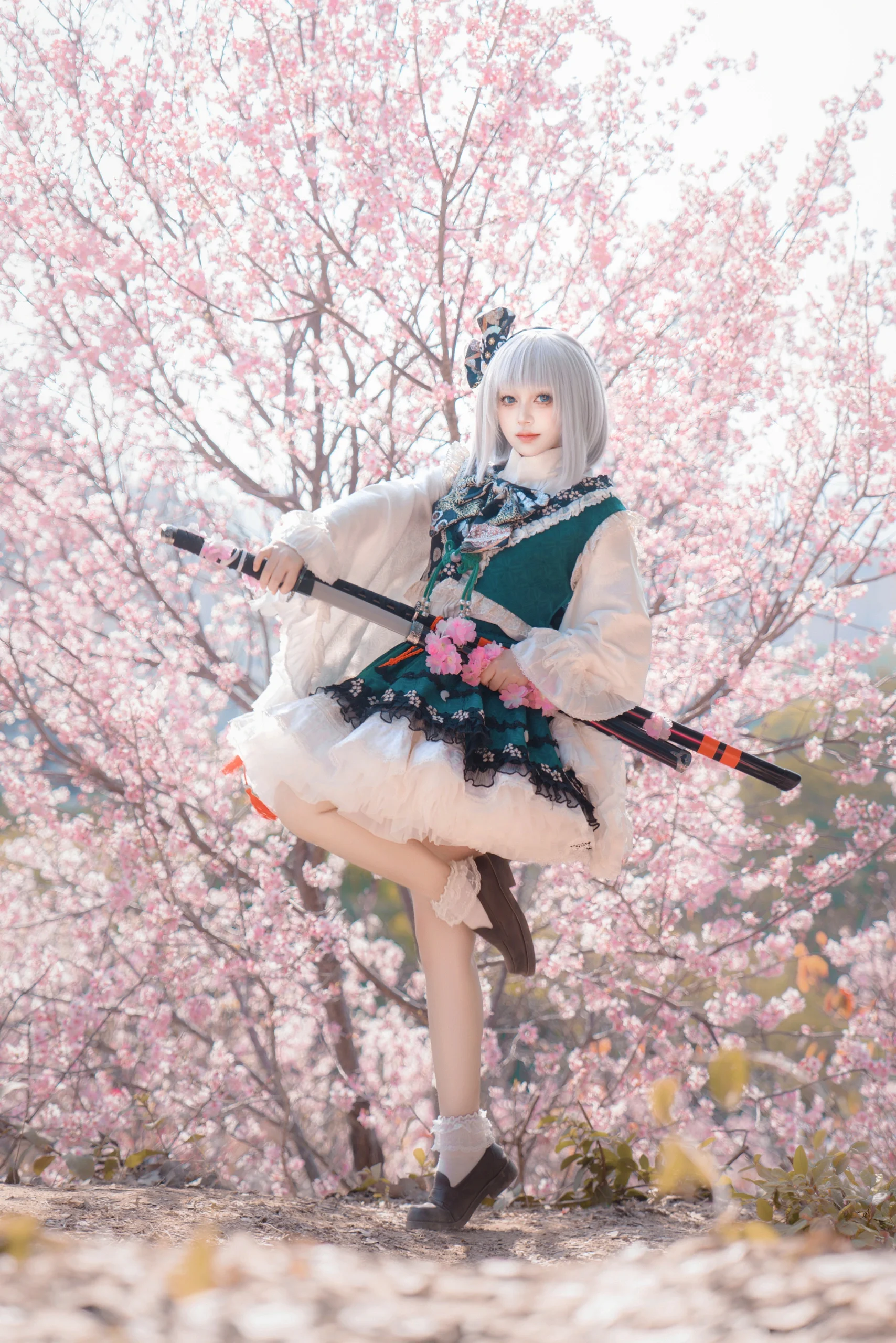 【魂魄妖梦cos】大屏山樱花谷里的半灵庭师