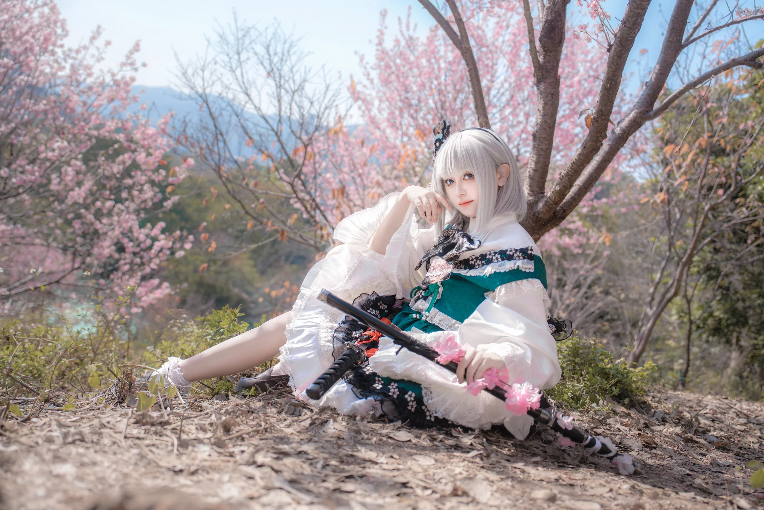【魂魄妖梦cos】大屏山樱花谷里的半灵庭师 - 第 4 张