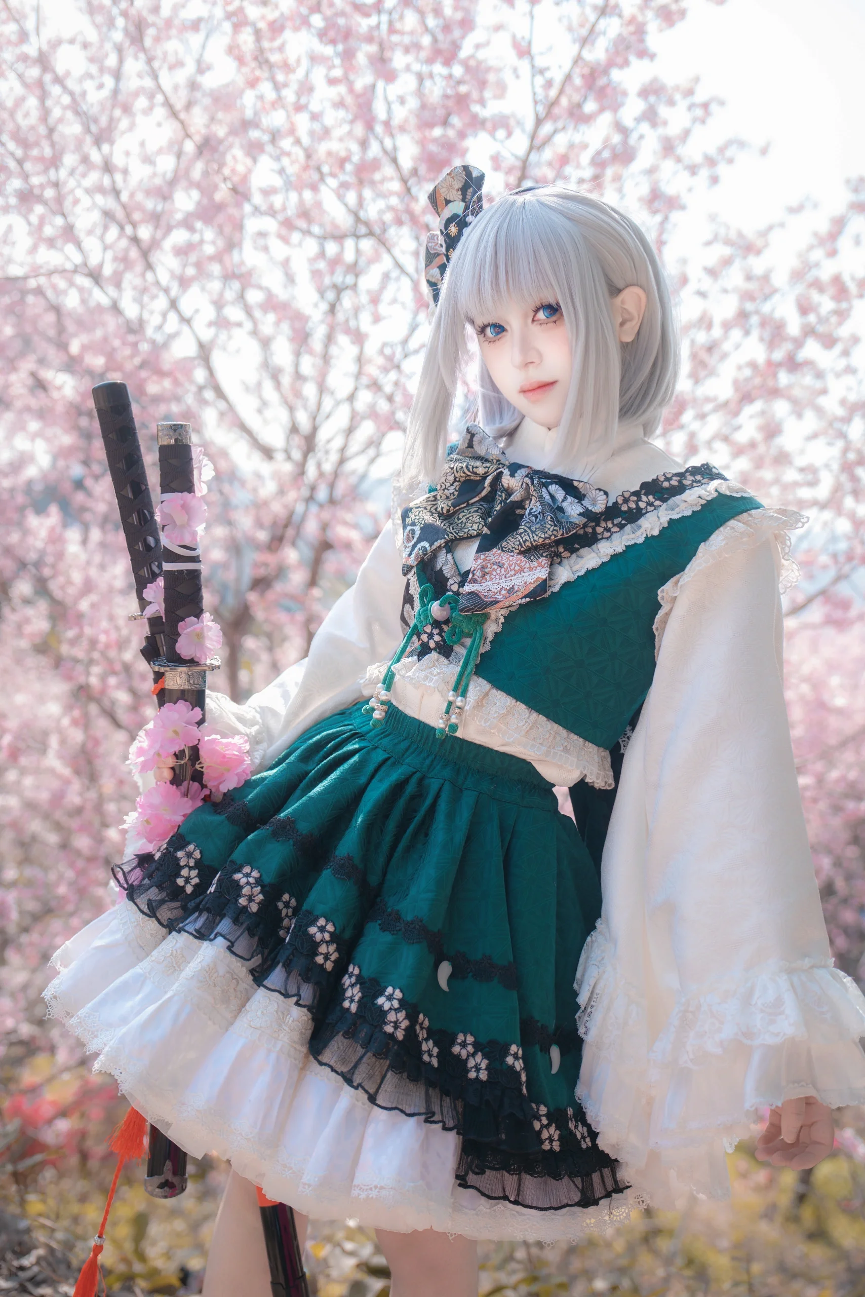 【魂魄妖梦cos】大屏山樱花谷里的半灵庭师 - 第 5 张