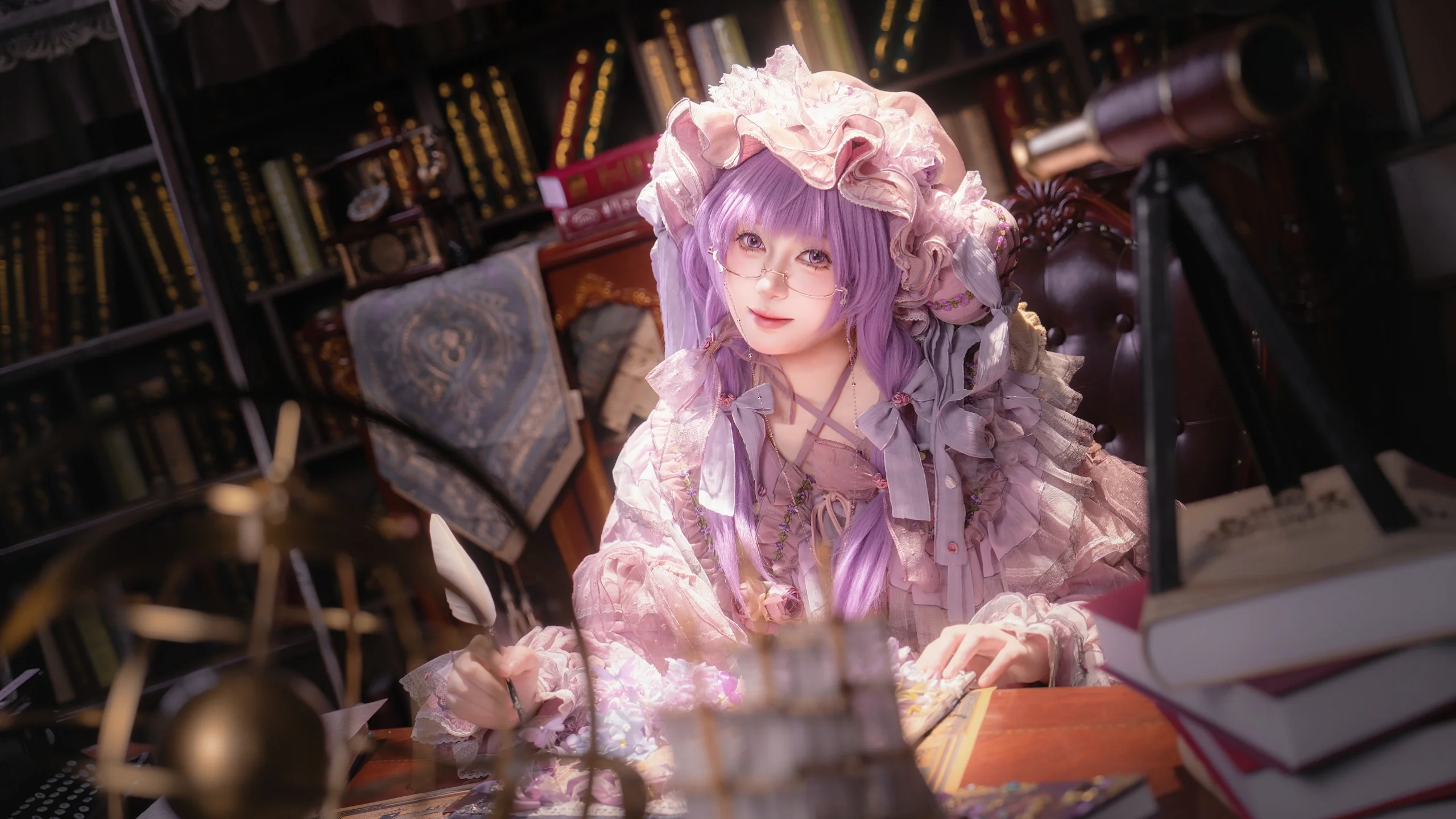【帕秋莉cos】东方Project的七曜魔法使，在书库中的日常 - 第 2 张