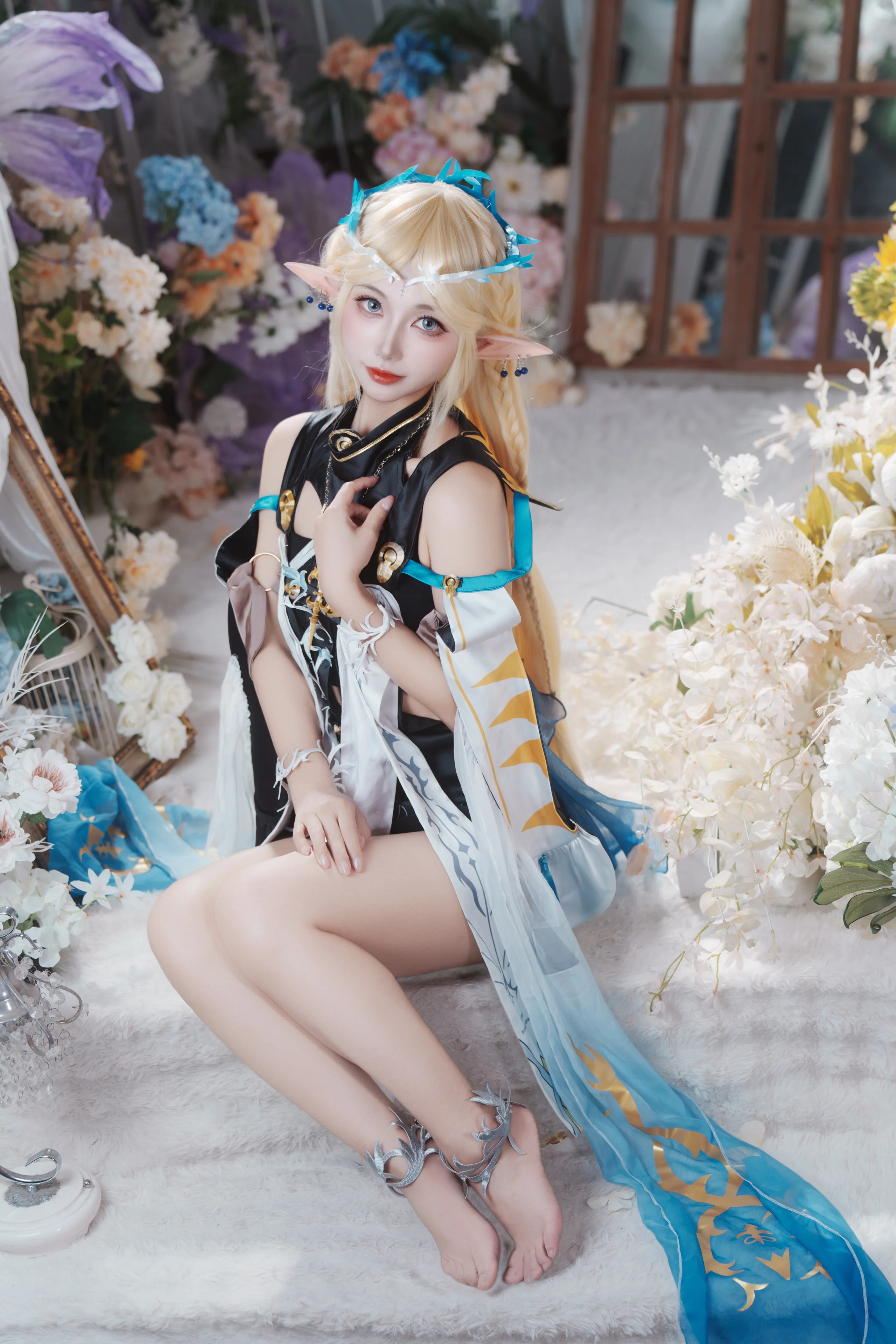 【卡提希婭cos】鳴潮聖女，花境之中的靜謐時刻 - 第 1 張