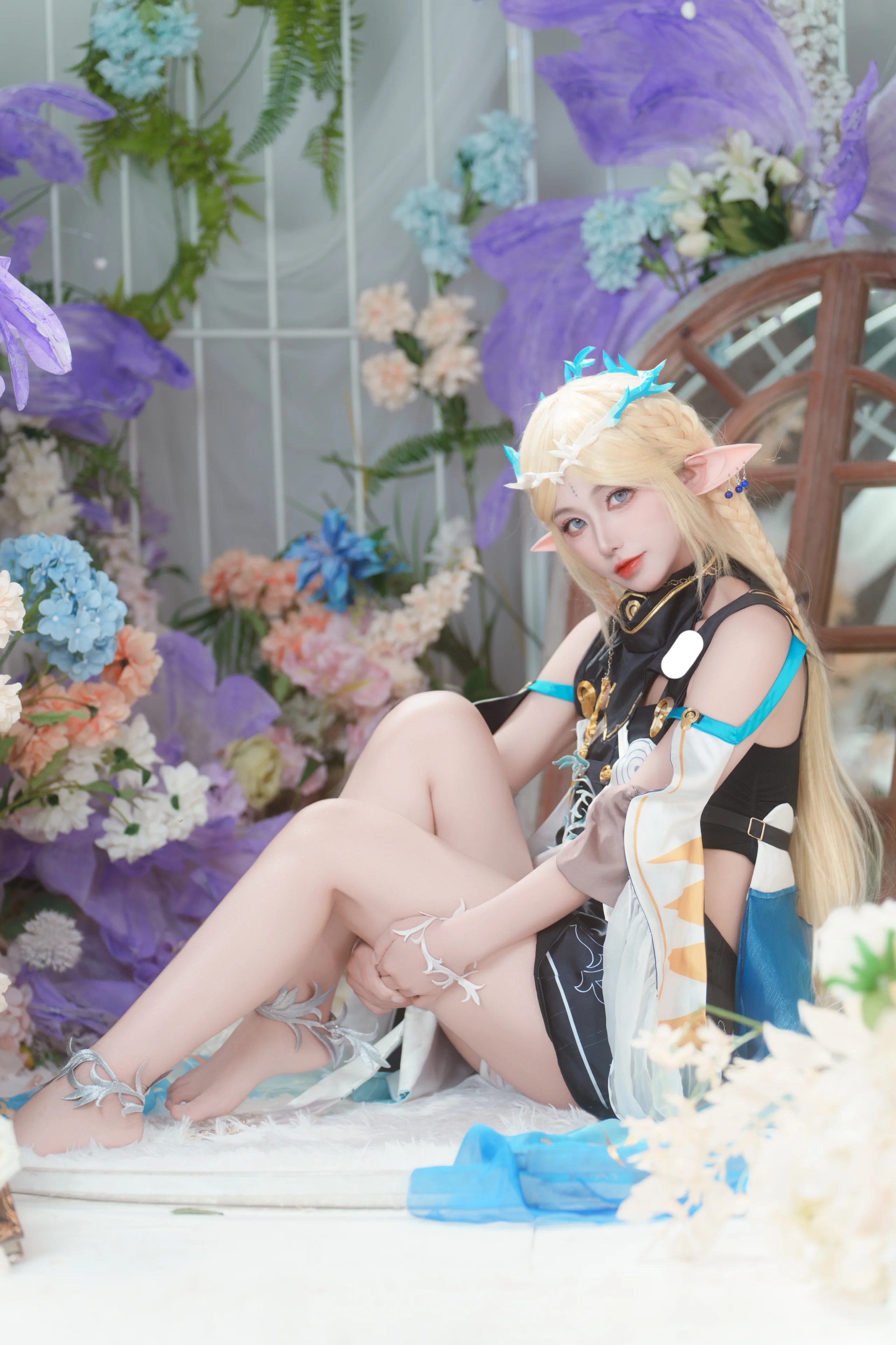 【卡提希婭cos】鳴潮聖女，花境之中的靜謐時刻 - 第 3 張