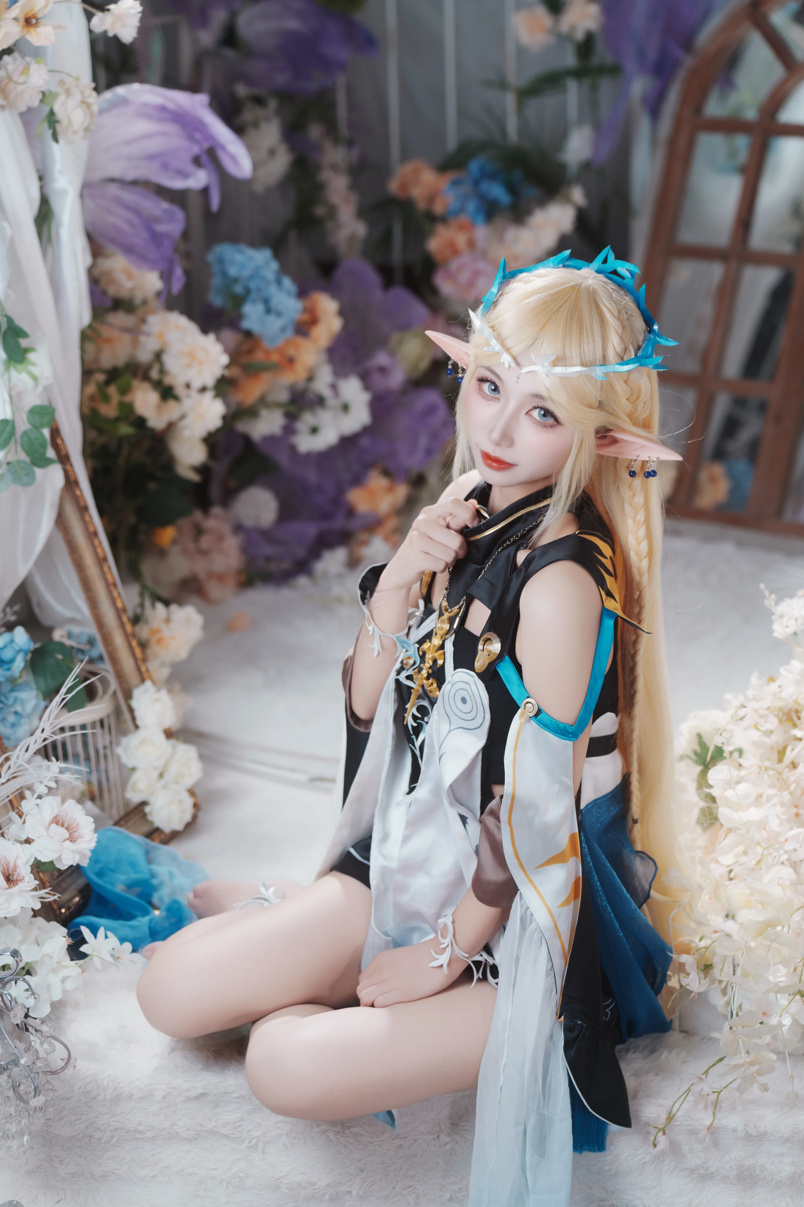 【卡提希婭cos】鳴潮聖女，花境之中的靜謐時刻 - 第 4 張