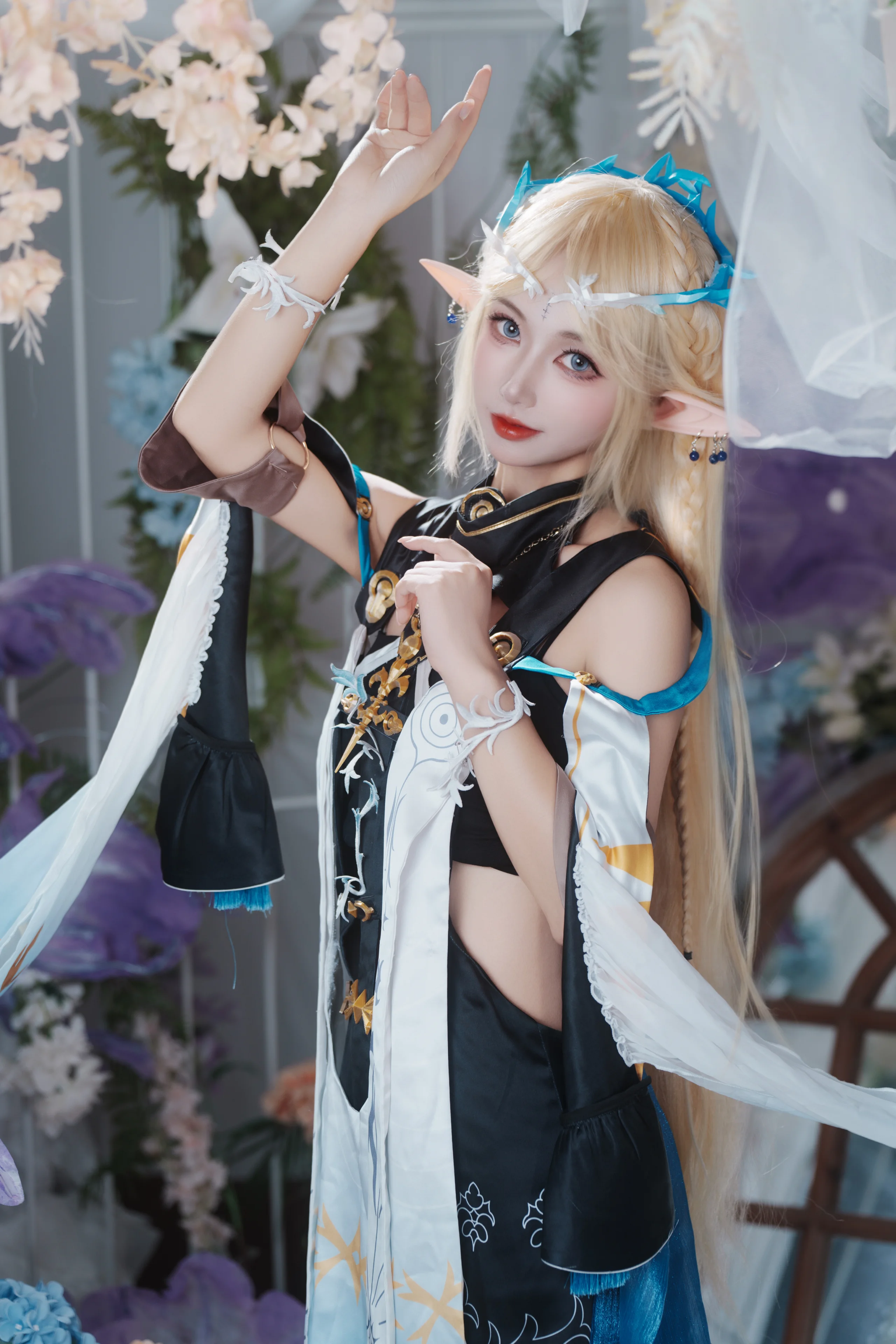 【卡提希婭cos】鳴潮聖女，花境之中的靜謐時刻 - 第 5 張