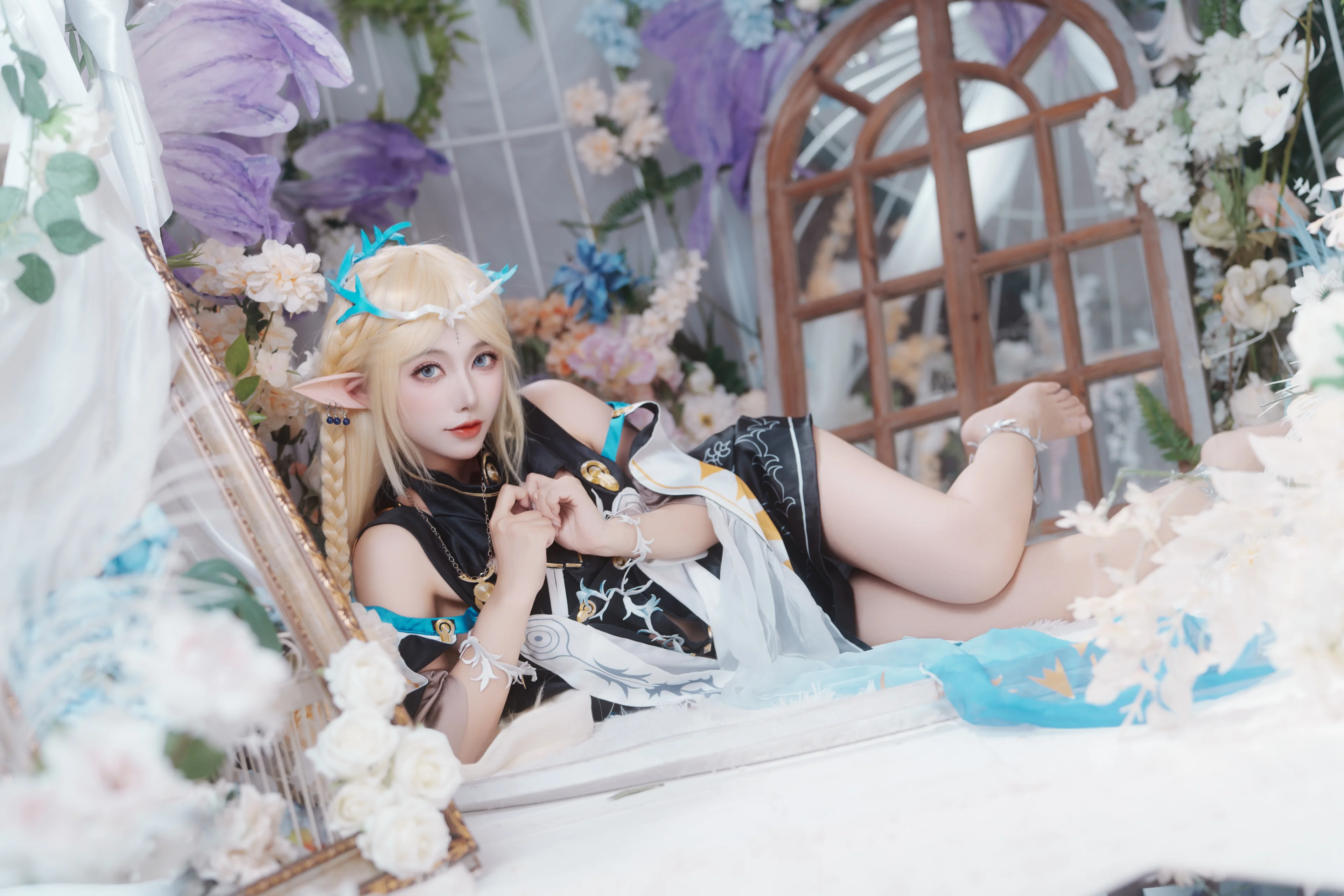 【卡提希婭cos】鳴潮聖女，花境之中的靜謐時刻 - 第 6 張