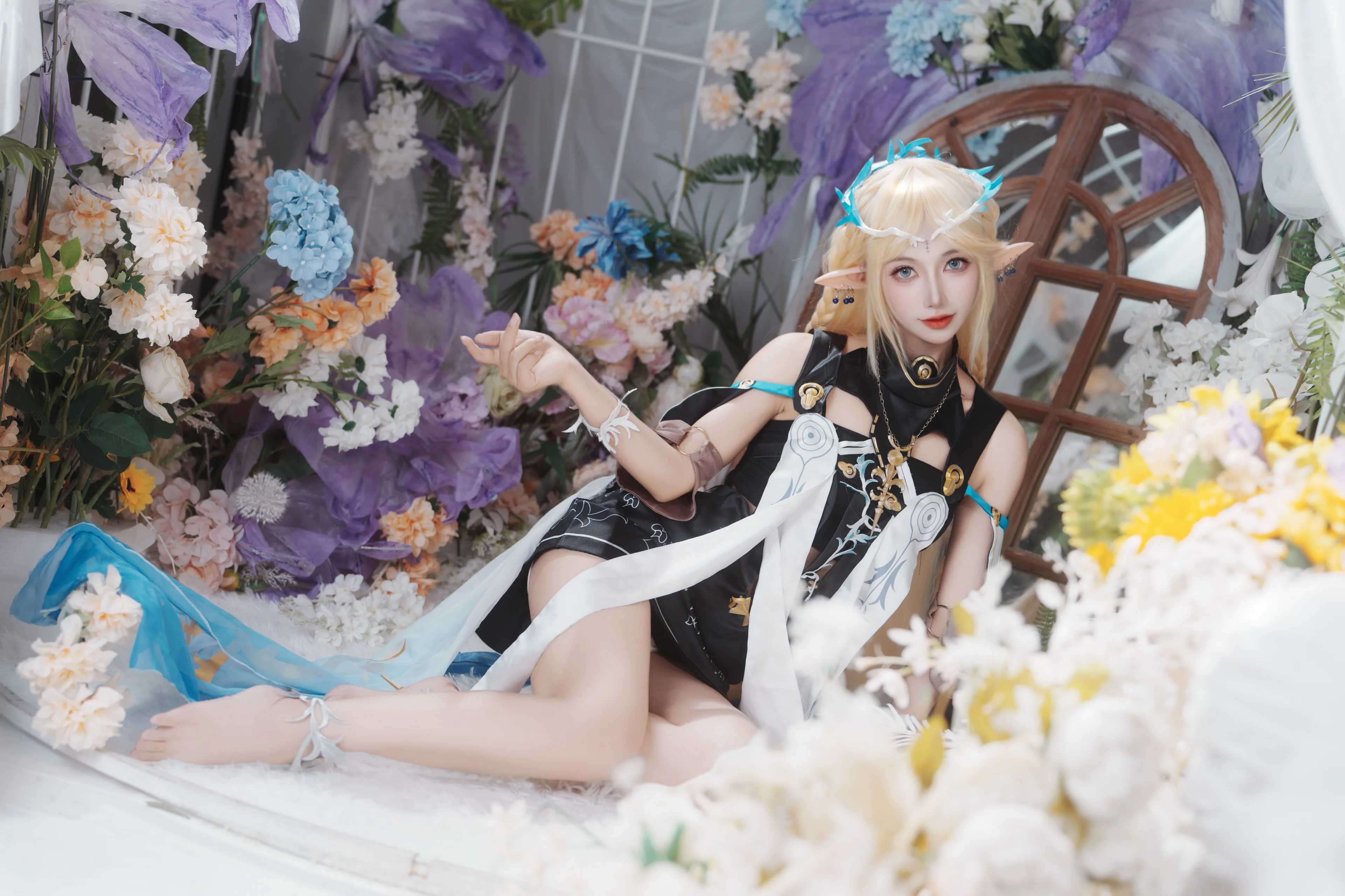 【卡提希婭cos】鳴潮聖女，花境之中的靜謐時刻 - 第 7 張