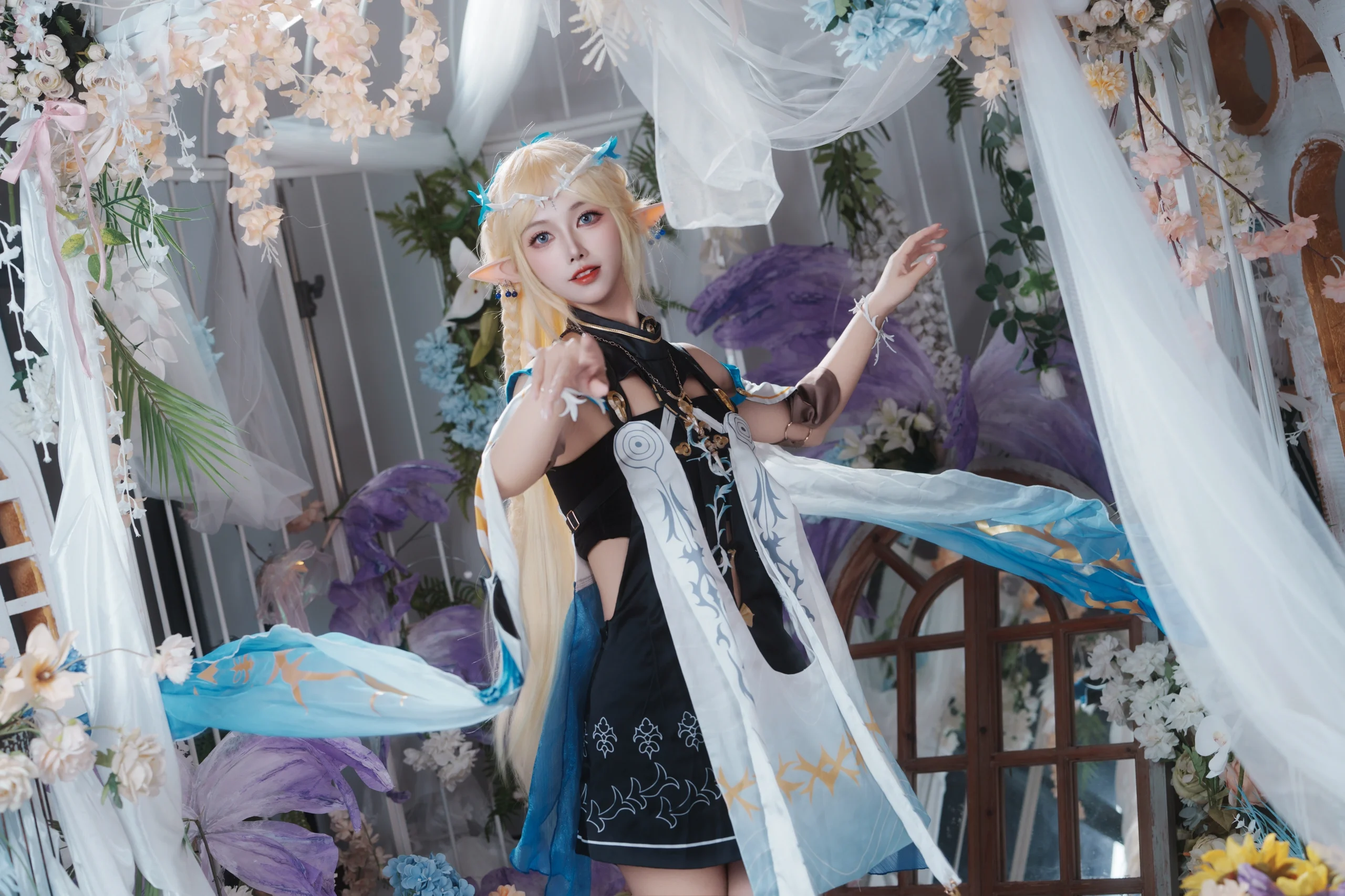 【卡提希婭cos】鳴潮聖女，花境之中的靜謐時刻 - 第 8 張