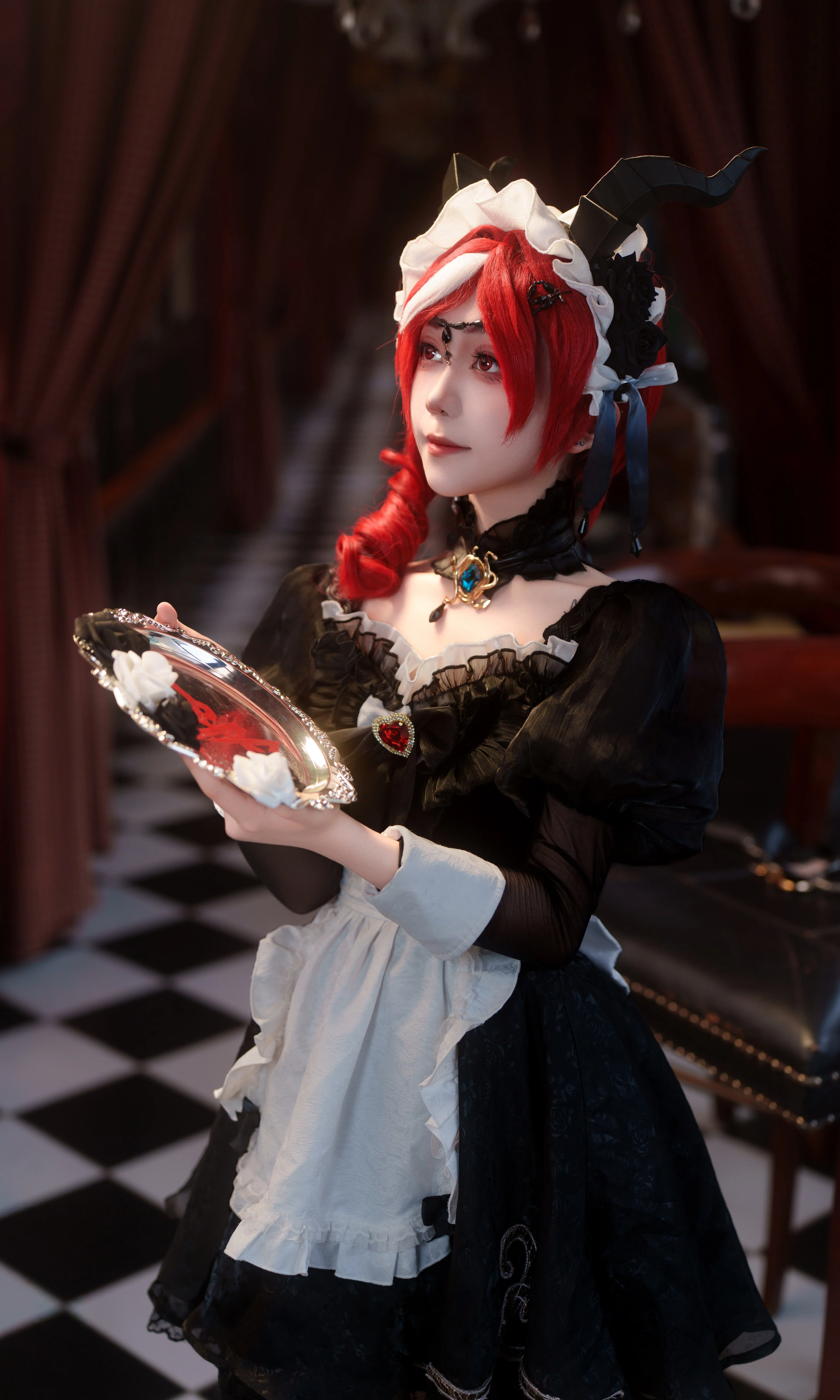 【第五人格祭司绯cos】哥特女仆装场景记录 - 第 2 张