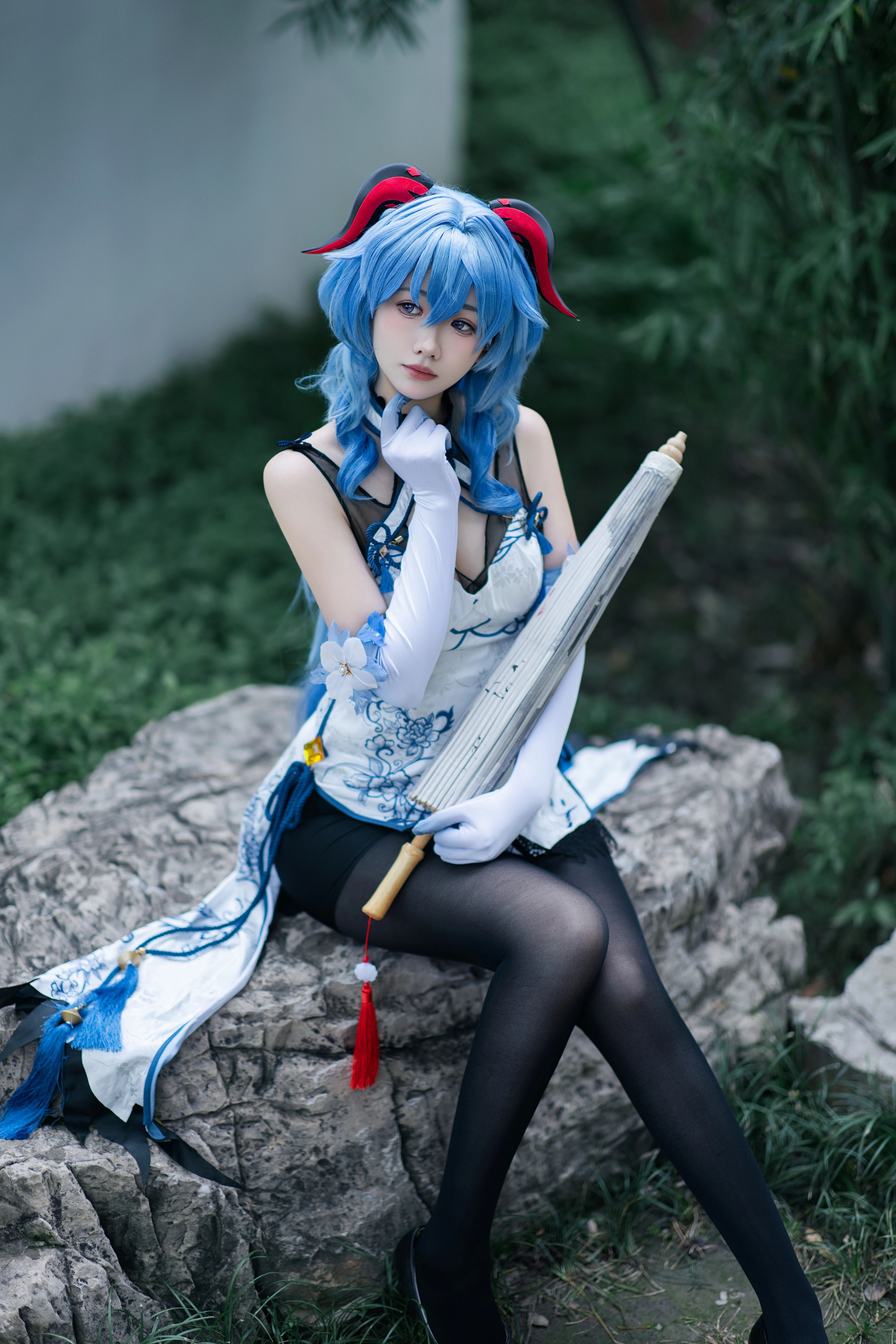 【甘雨cos】璃月的清冷温柔，于竹林间流转 封面