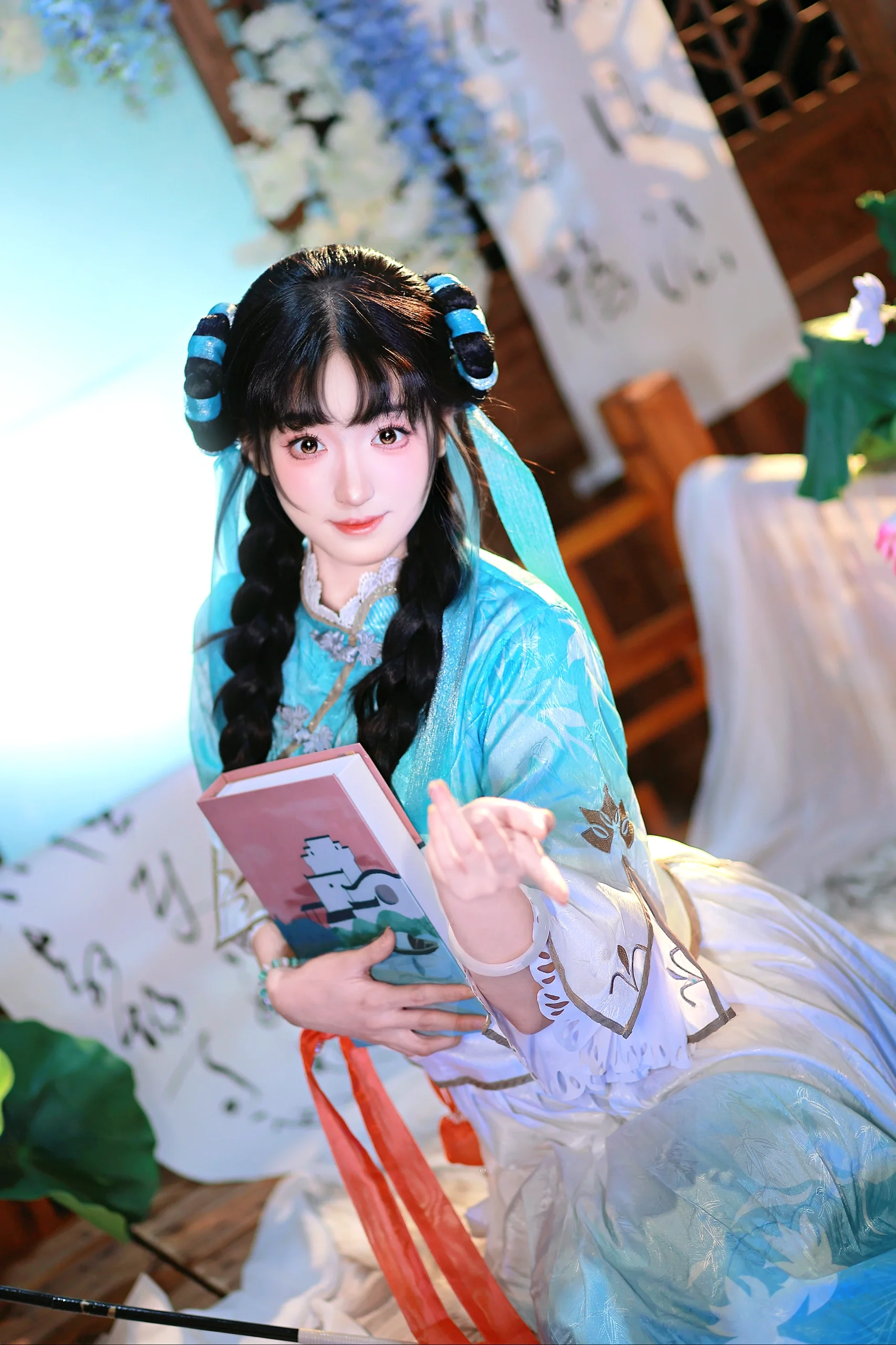 【西施cos】诗语江南，水墨画卷里的少女 - 第 2 张