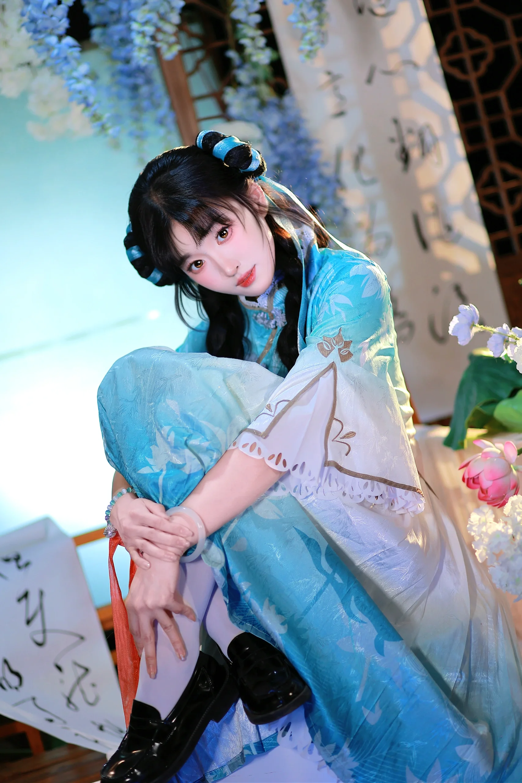 【西施cos】诗语江南，水墨画卷里的少女 - 第 3 张