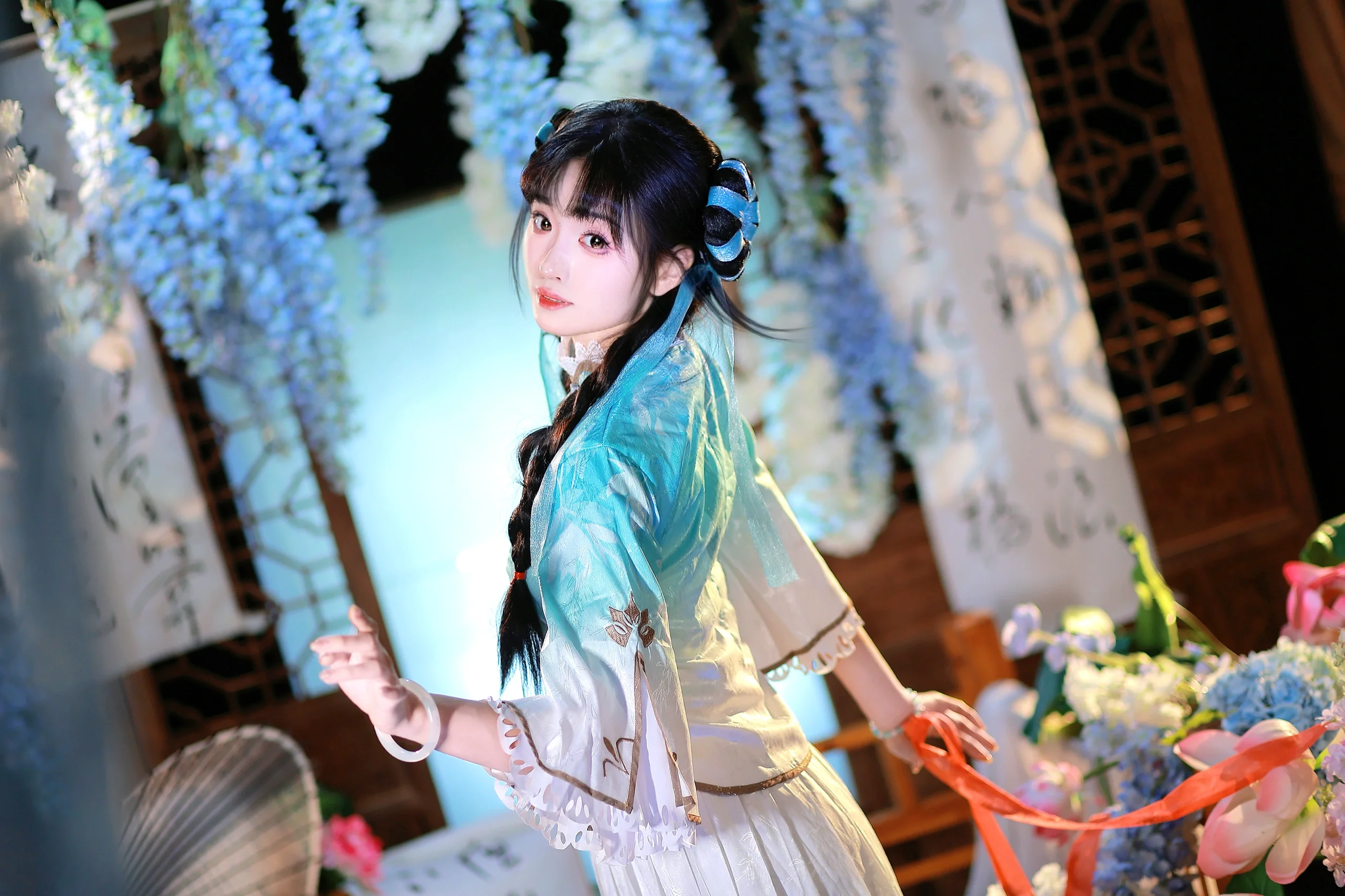 【西施cos】诗语江南，水墨画卷里的少女 - 第 4 张