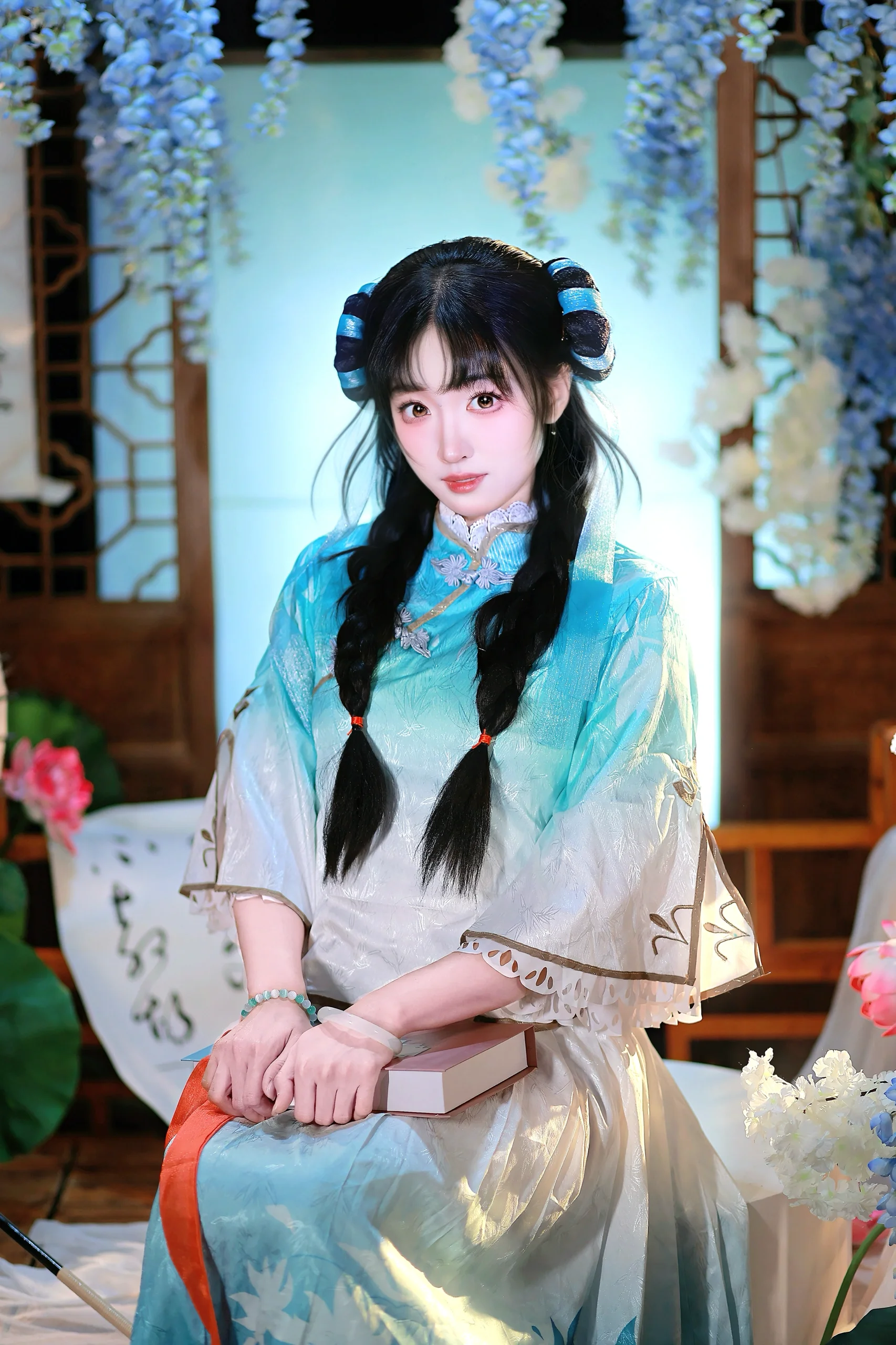 【西施cos】诗语江南，水墨画卷里的少女 - 第 5 张