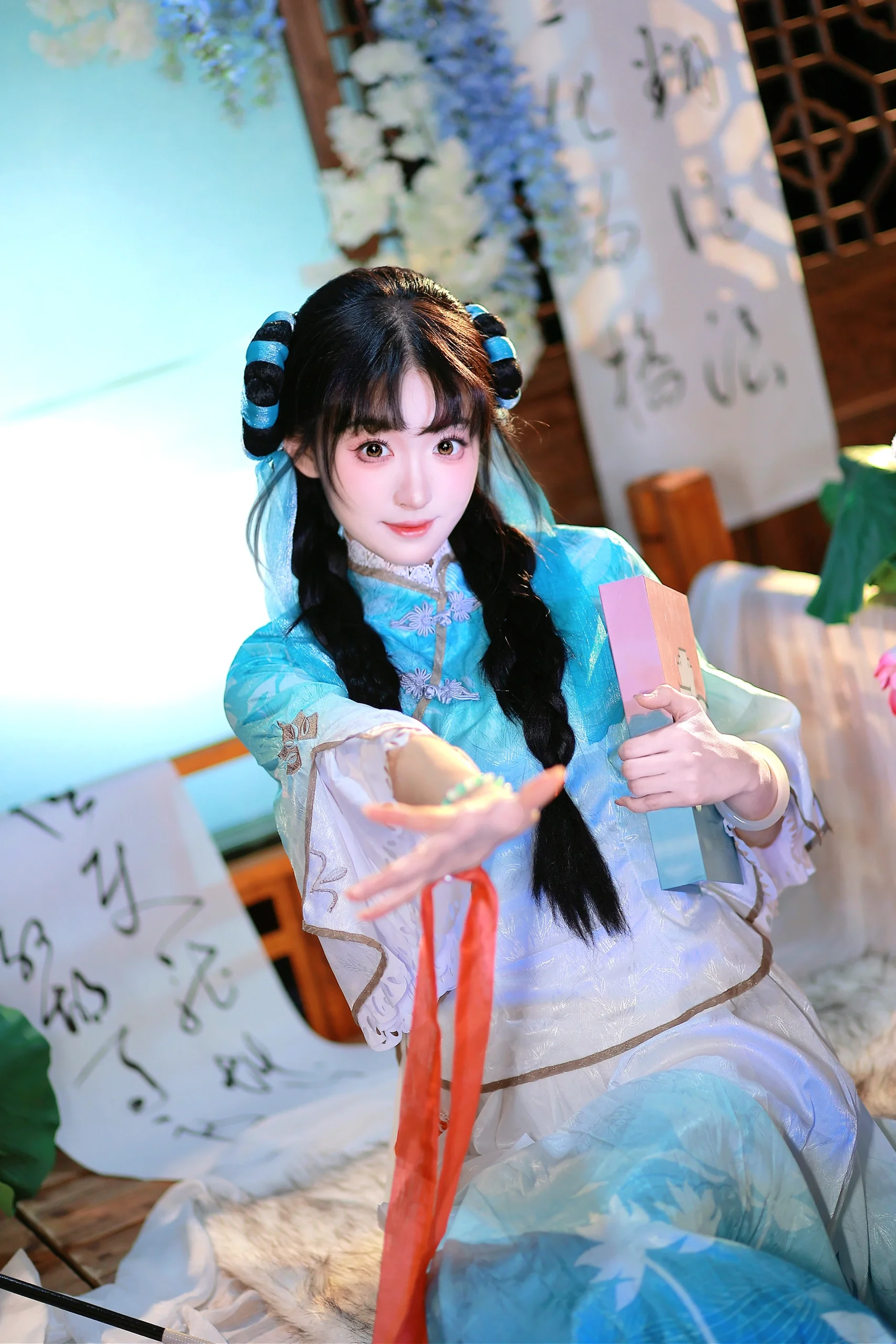 【西施cos】诗语江南，水墨画卷里的少女 - 第 8 张