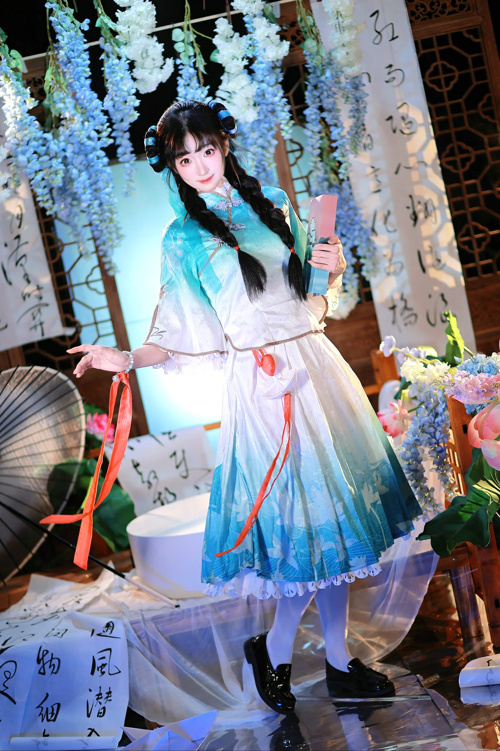 【西施cos】诗语江南，水墨画卷里的少女 - 第 9 张