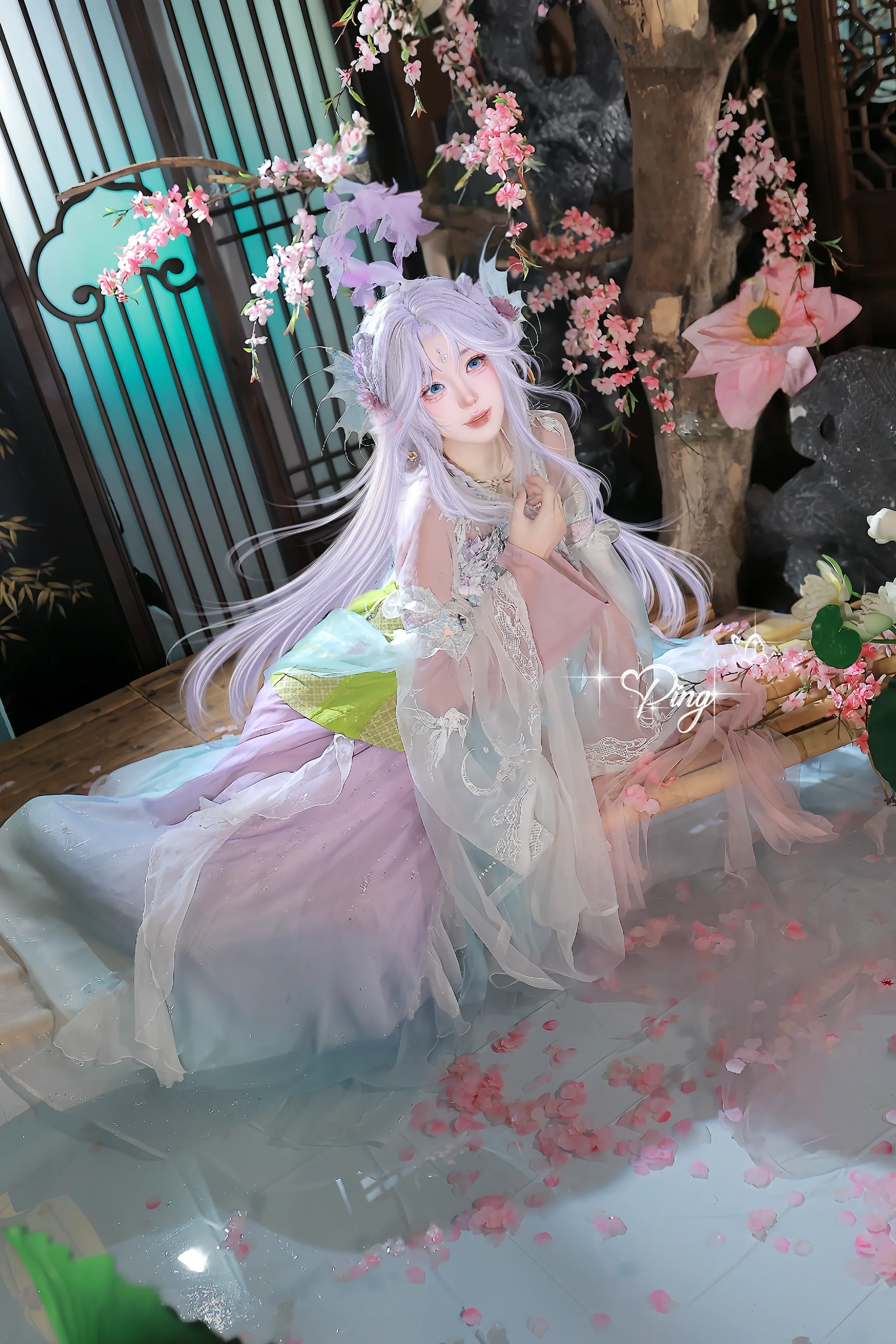 【王者榮耀朵莉亞cos】山海經私設，幻珠鮫人出水