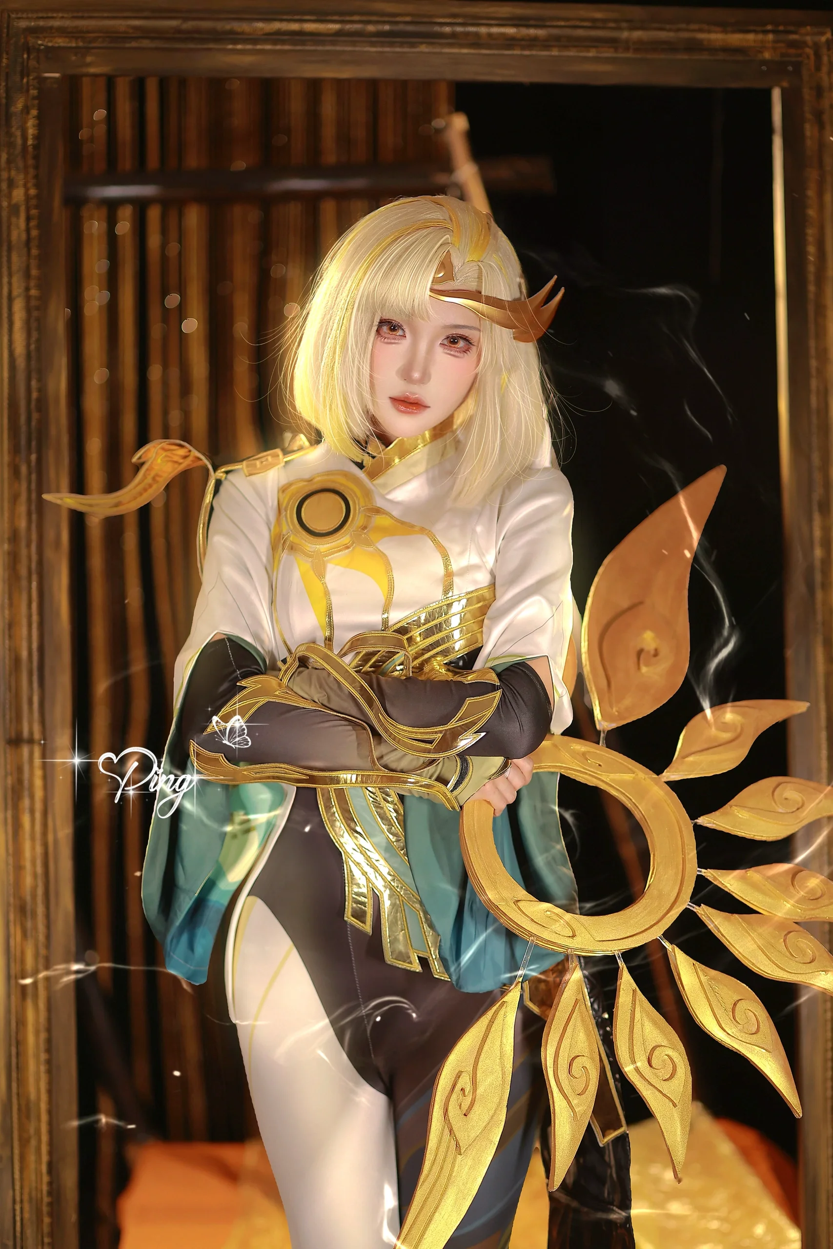 【鏡cos】王者榮耀熾陽神光，光影之間的戰鬥姿態 - 第 4 張