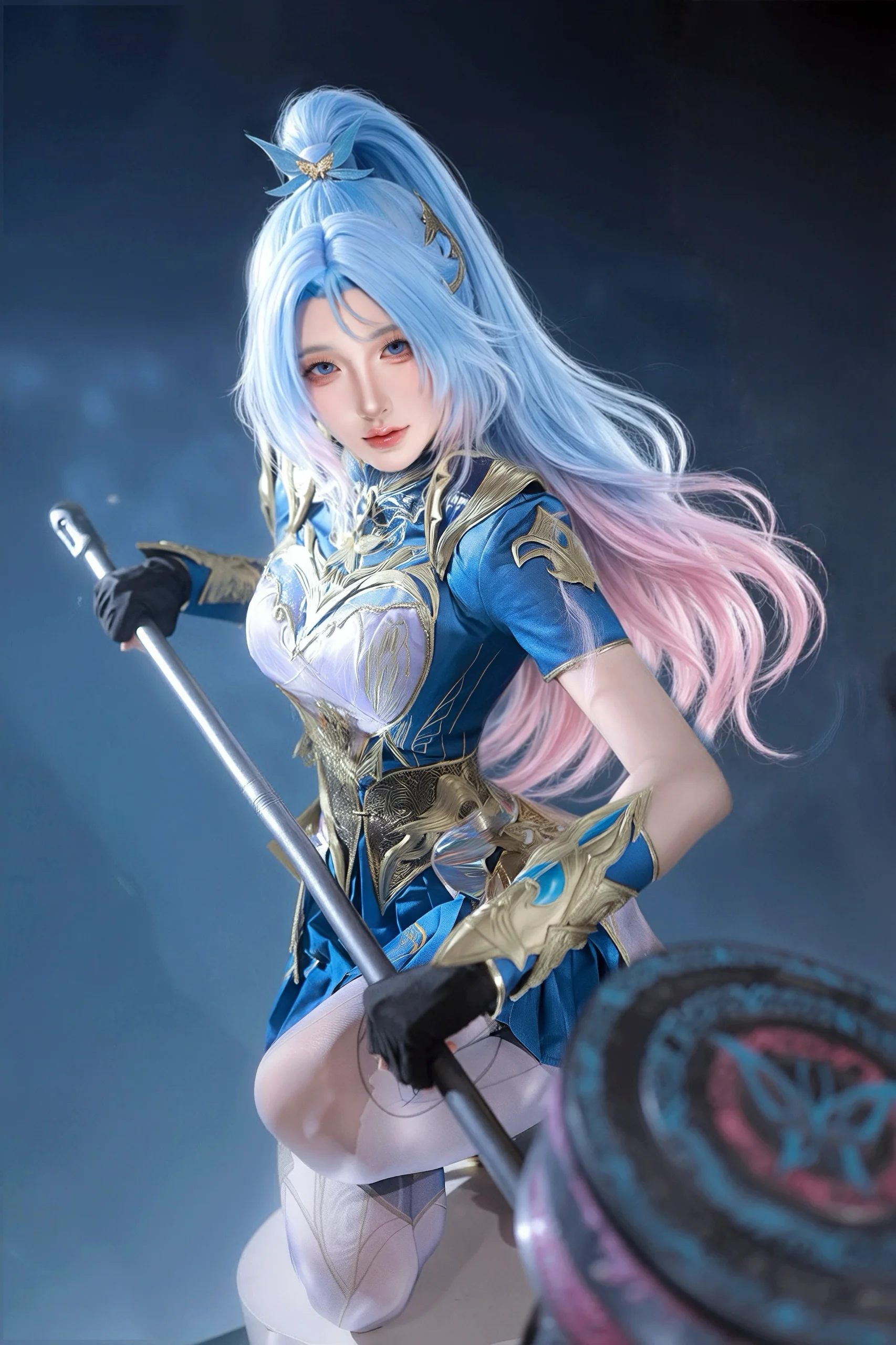【唐舞桐 コスプレ】闘羅大陸2の昊天鎚、このスタジオ撮影ポーズがついに解禁 - 10 枚目