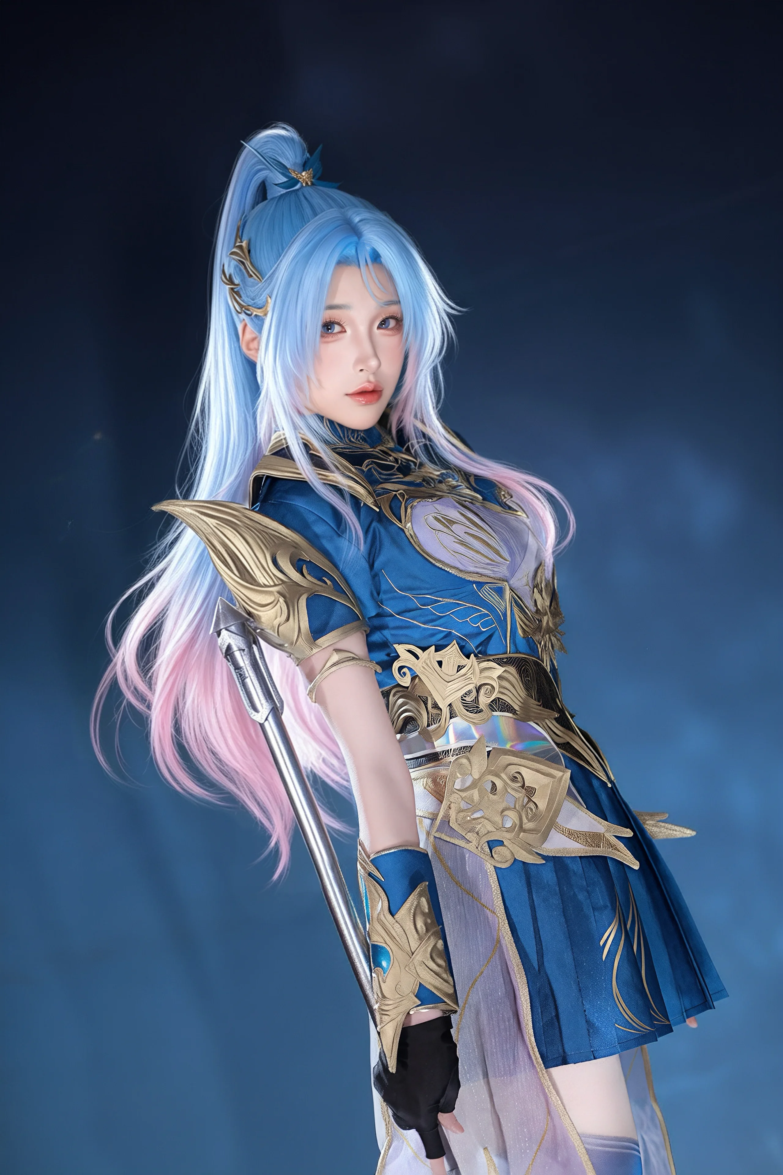 【唐舞桐 コスプレ】闘羅大陸2の昊天鎚、このスタジオ撮影ポーズがついに解禁 - 5 枚目