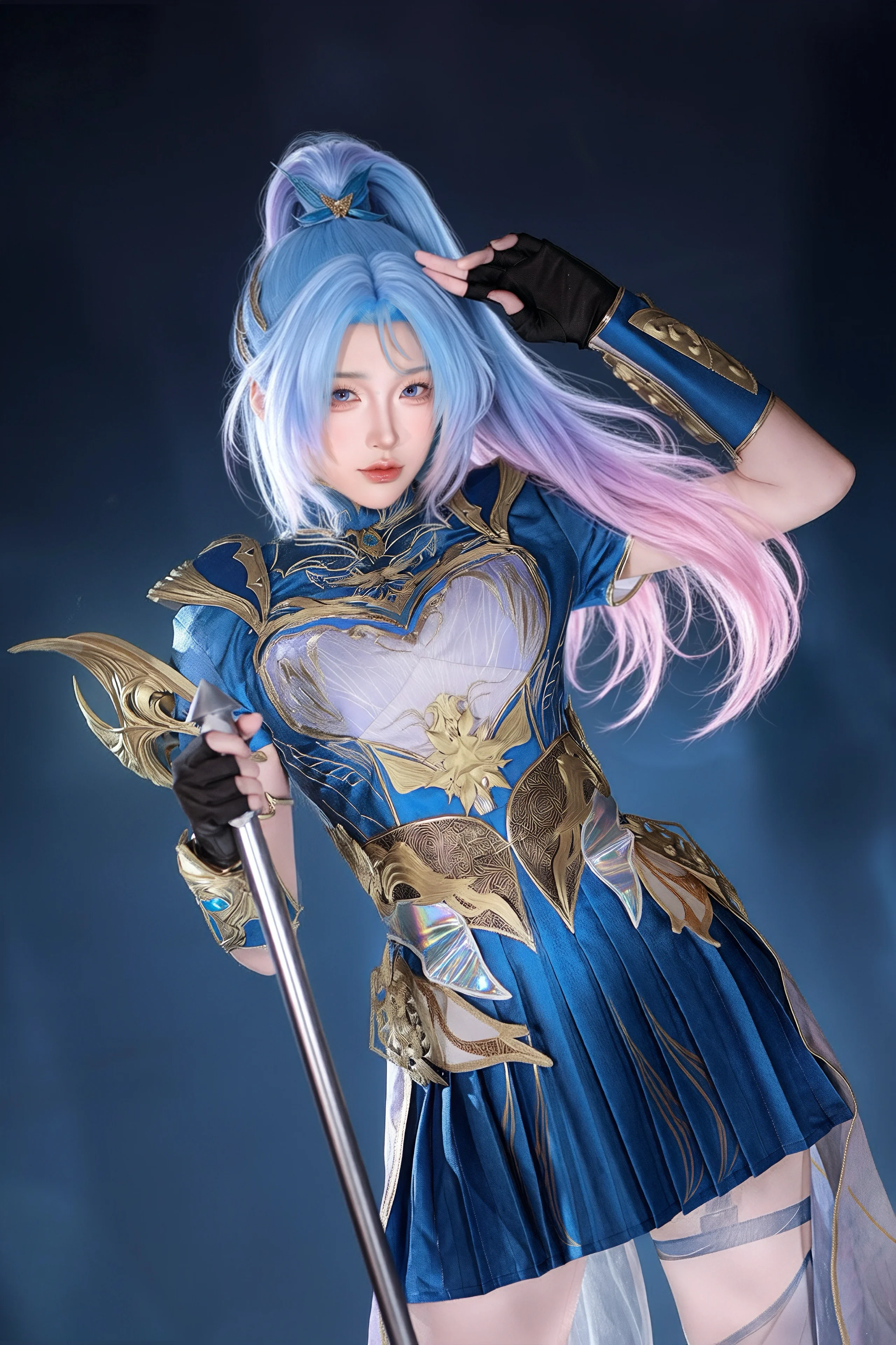 【唐舞桐 コスプレ】闘羅大陸2の昊天鎚、このスタジオ撮影ポーズがついに解禁 - 8 枚目