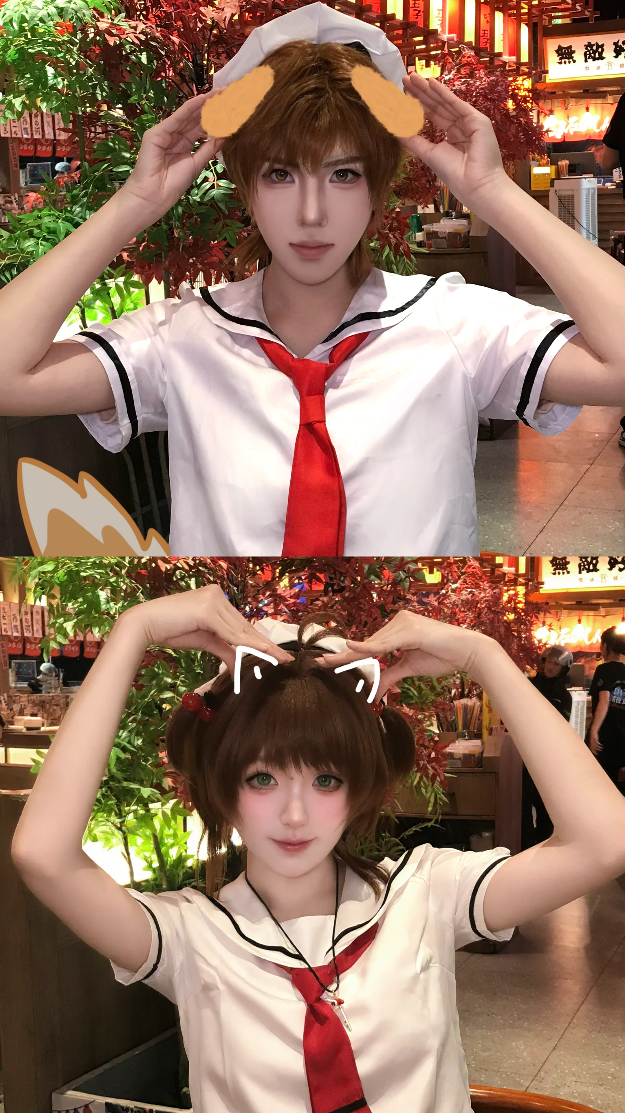 【小櫻cos】魔卡少女櫻的校園制服與雙人照姿勢參考