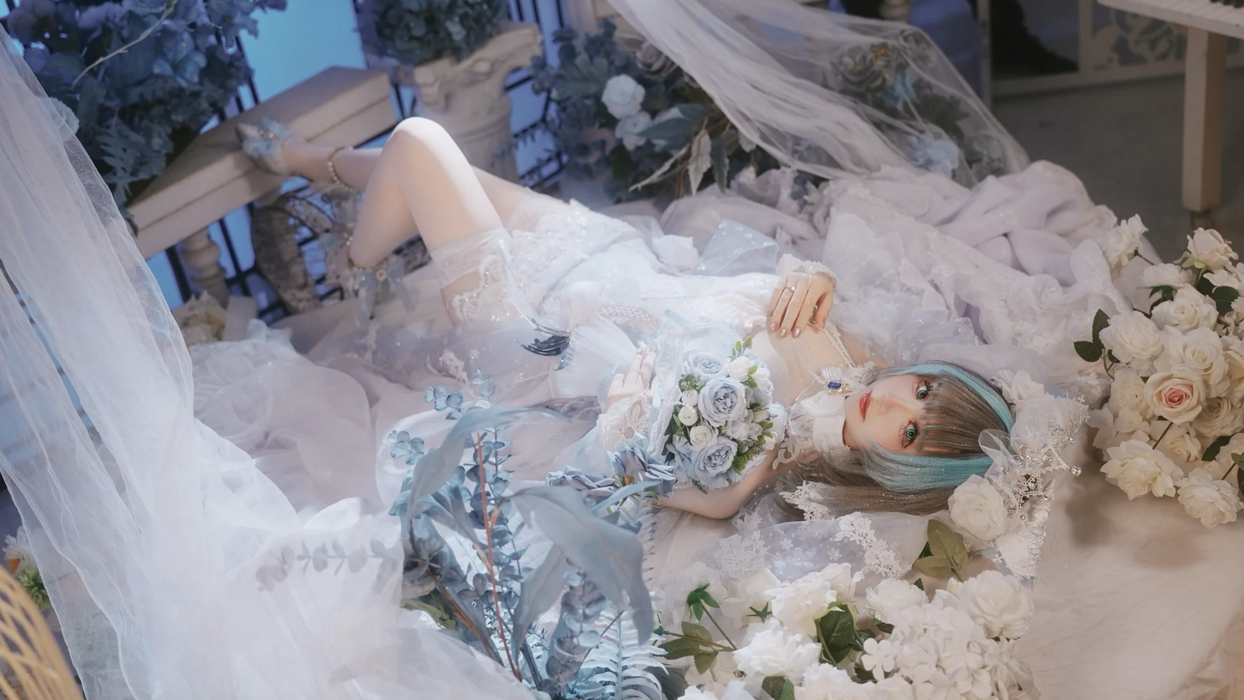 漫展自由行的粉色系女仆装场拍 - 第 11 张