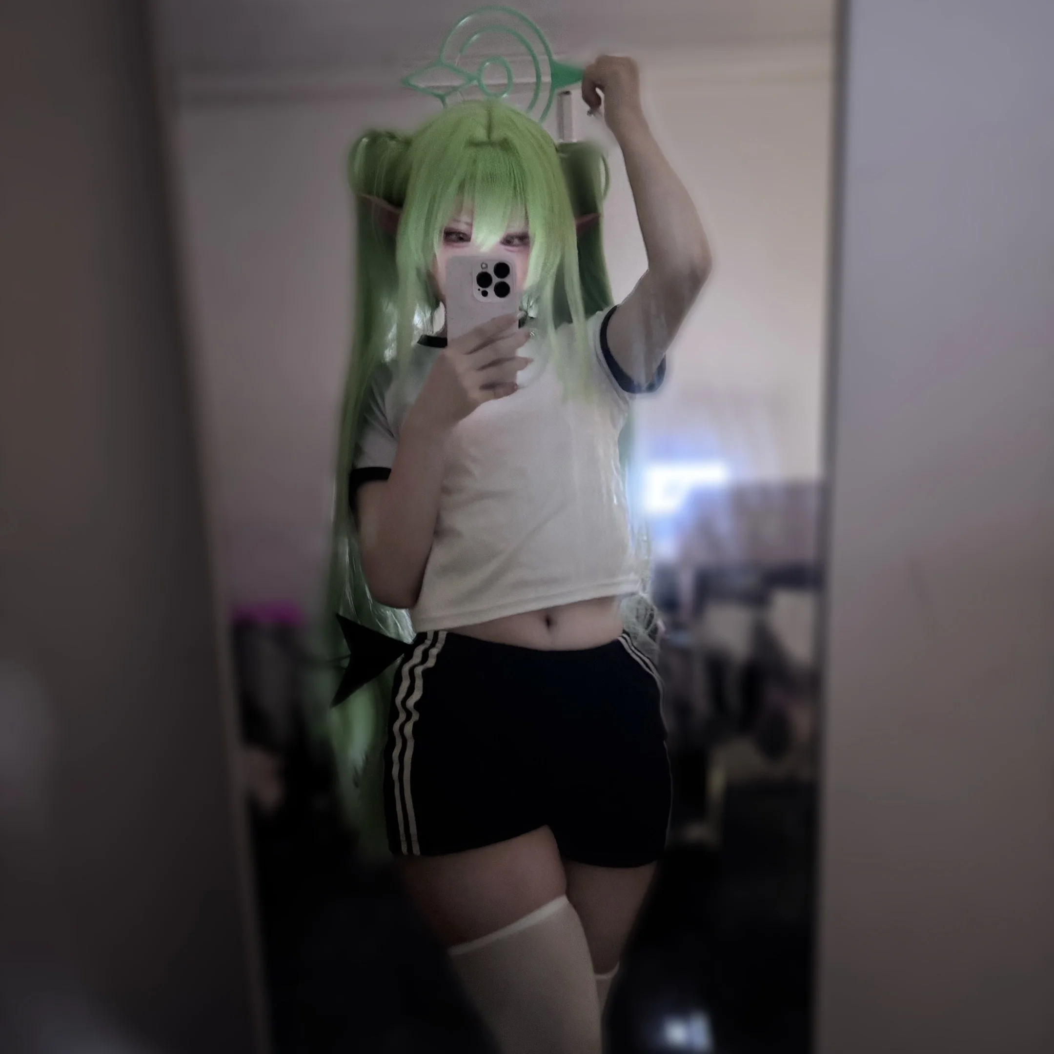 [Tachibana Nozomi cosplay] The Railway Twin of Blue Archive – Sporty Style Selfie Record