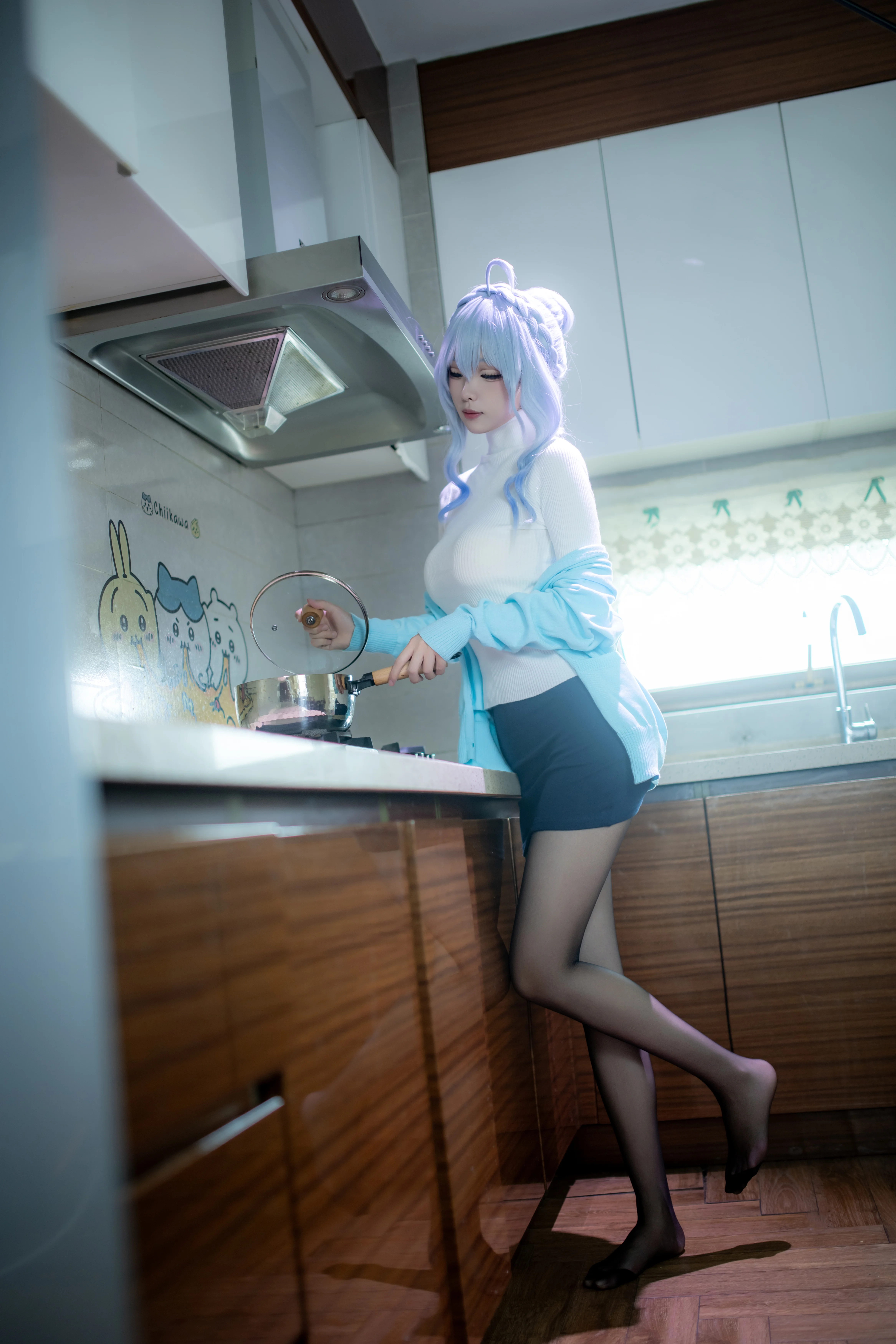 【雪女cos】当雪女走进厨房，试试这锅汤合不合口味 - 第 4 张