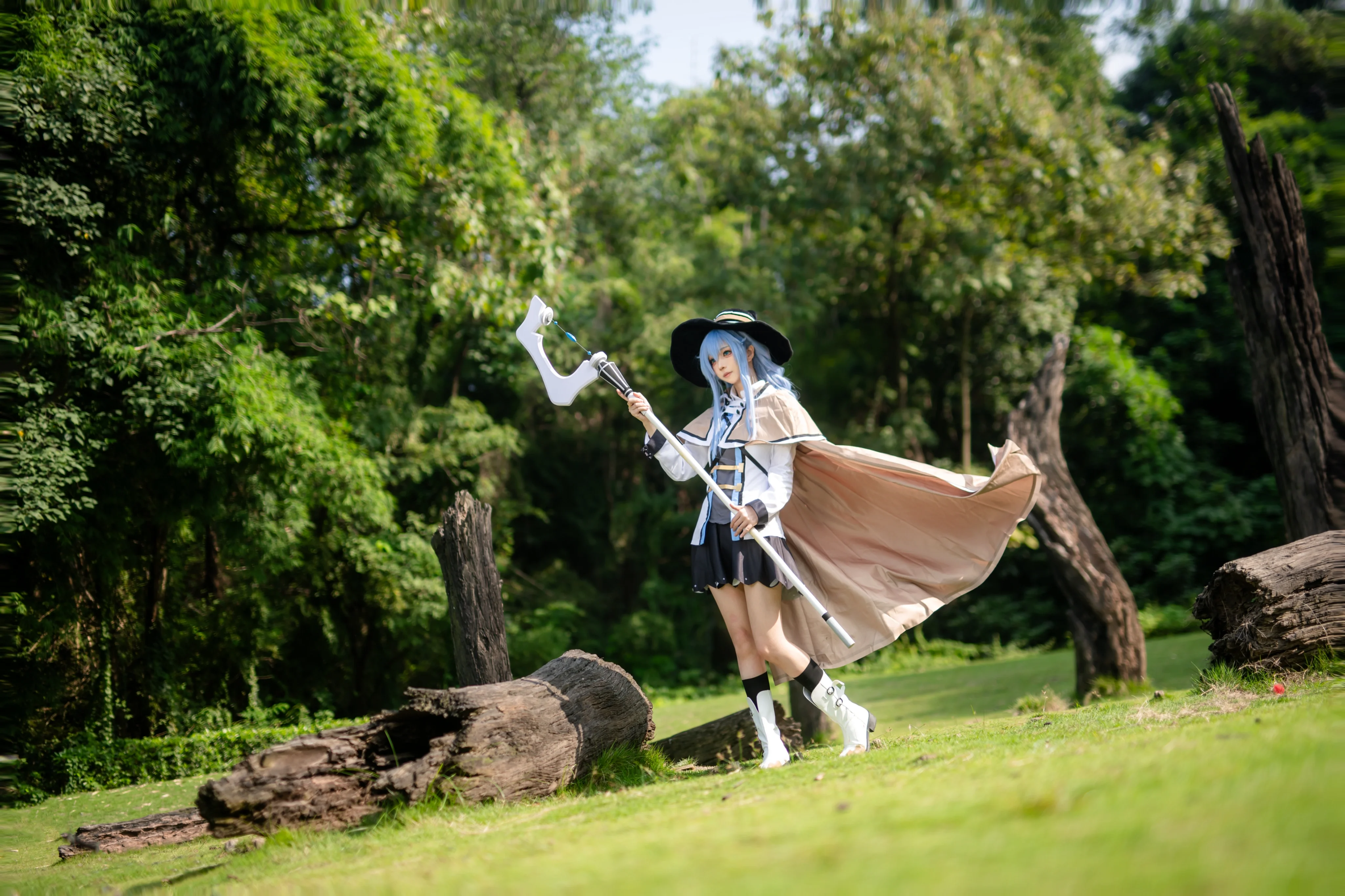 【洛琪希cos】漫步在無職轉生的魔法森林裡 - 第 9 張