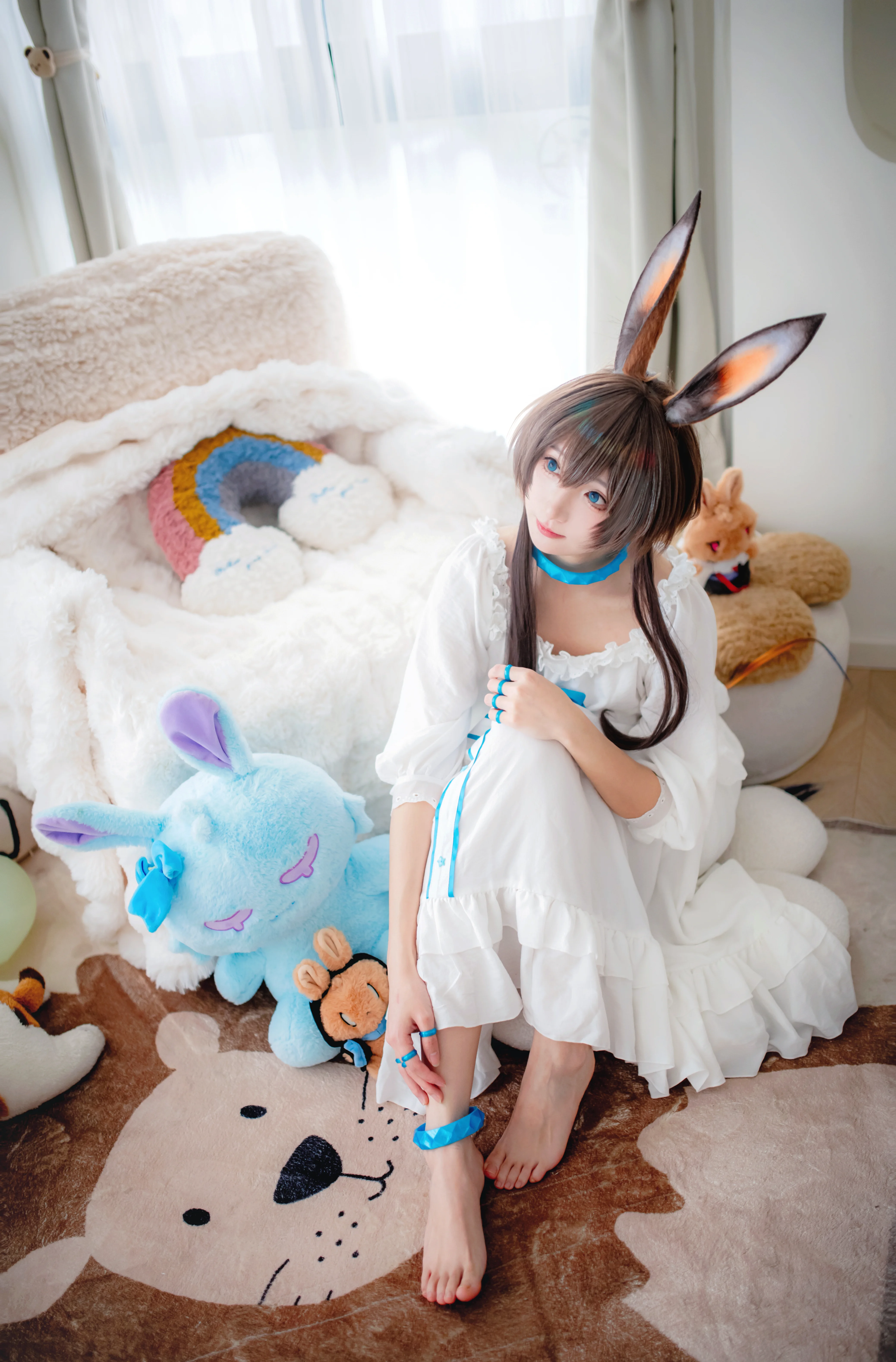 【アーミヤ コスプレ】ロドスアイランドCEOの暖かく穏やかなパジャマパーティータイム - 2 枚目